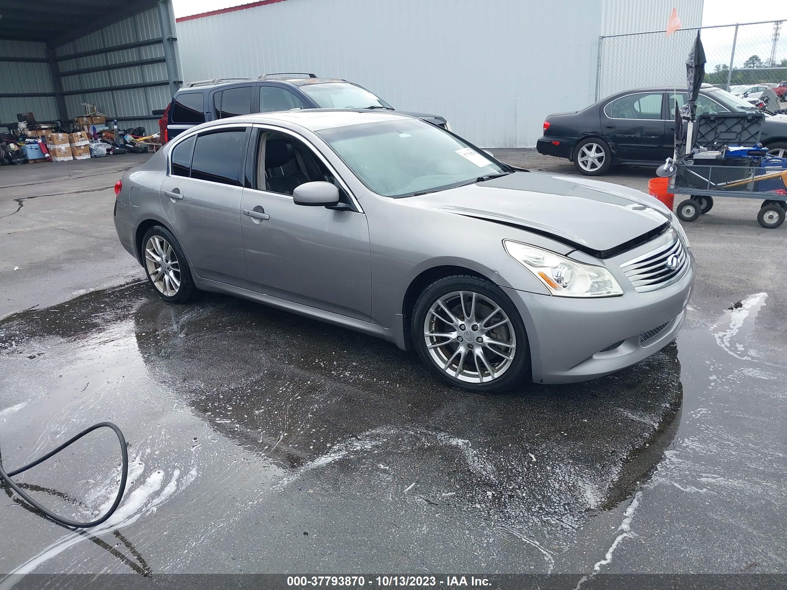 infiniti g 2007 jnkbv61e67m727409