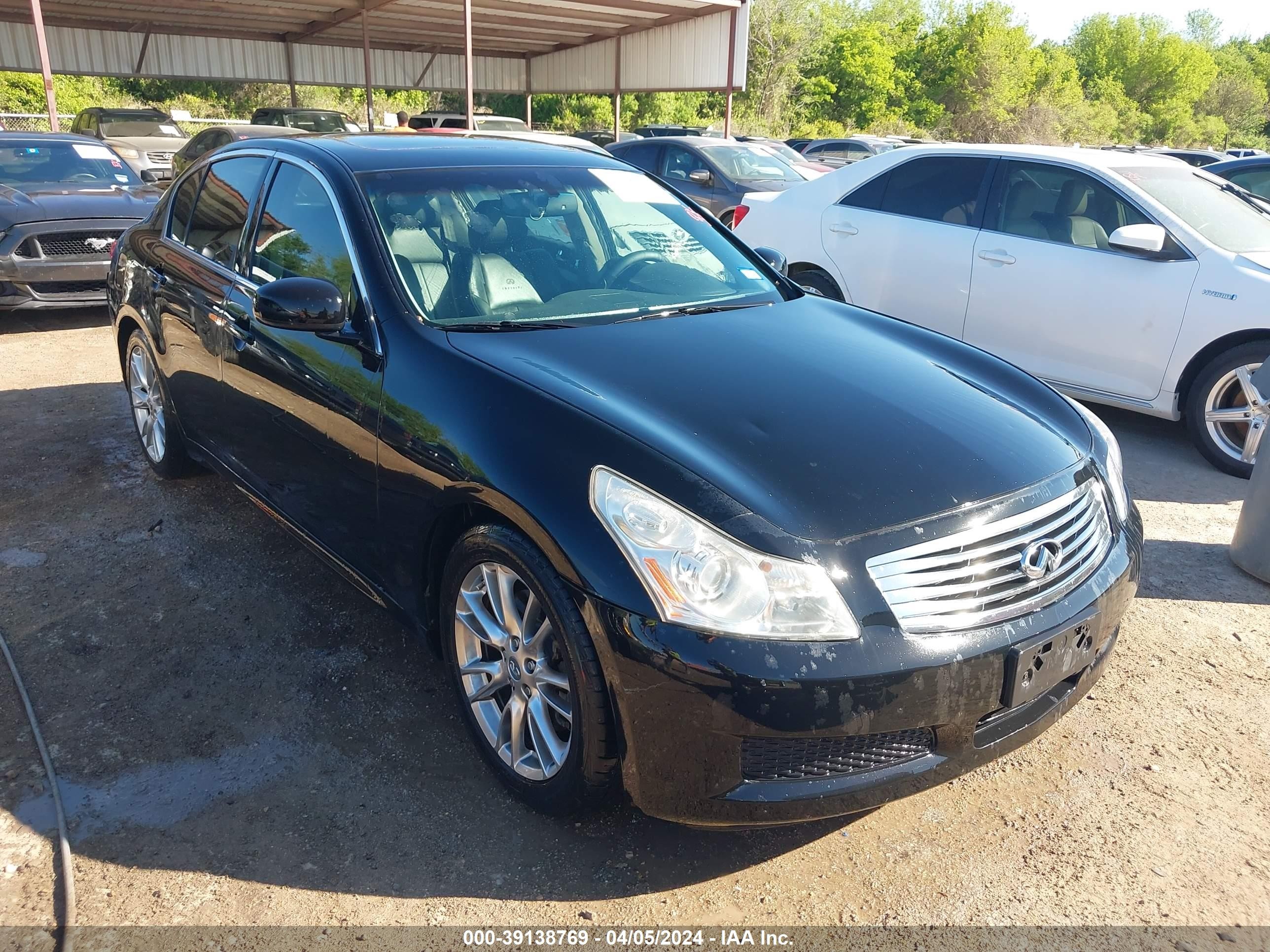 infiniti g 2008 jnkbv61e68m215652