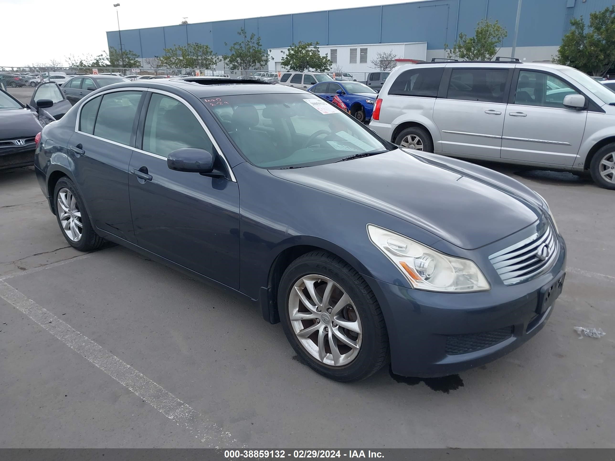 infiniti g 2008 jnkbv61e78m217698