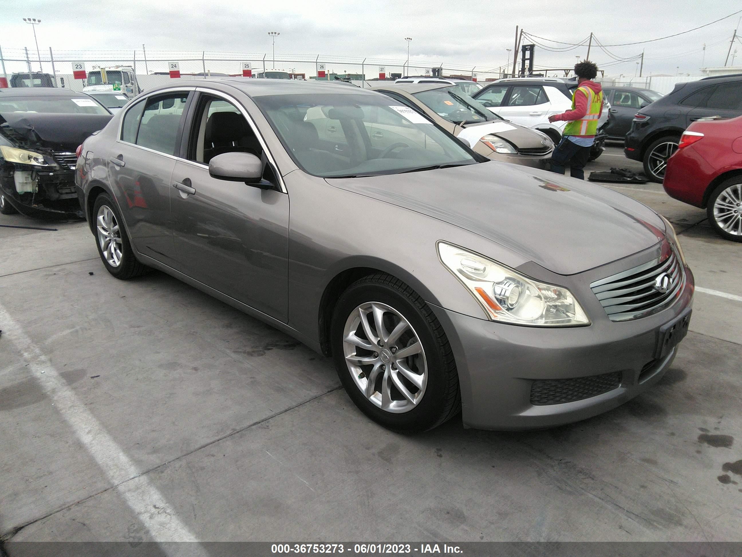 infiniti g 2007 jnkbv61e87m717674