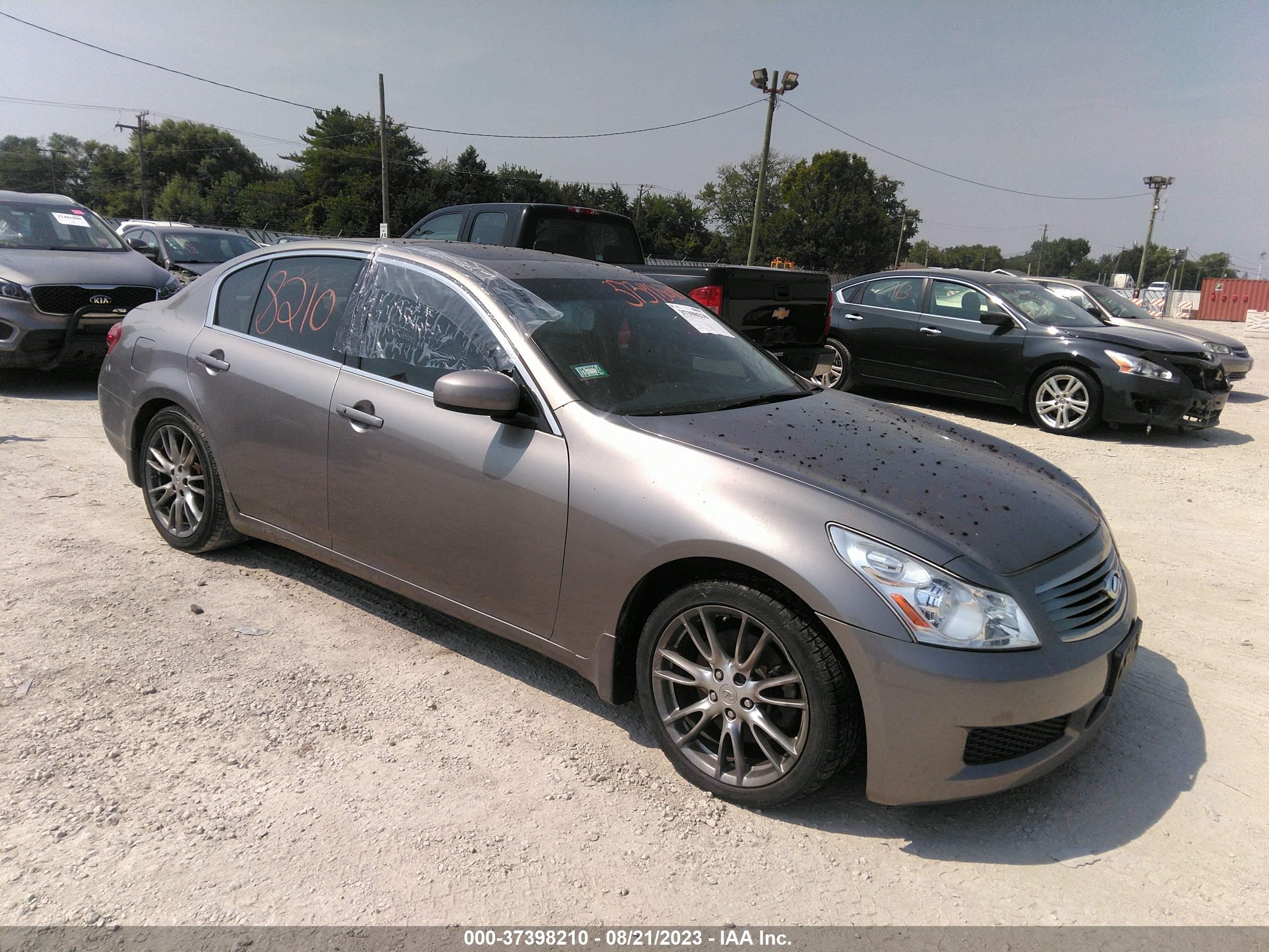 infiniti g 2007 jnkbv61e87m725046