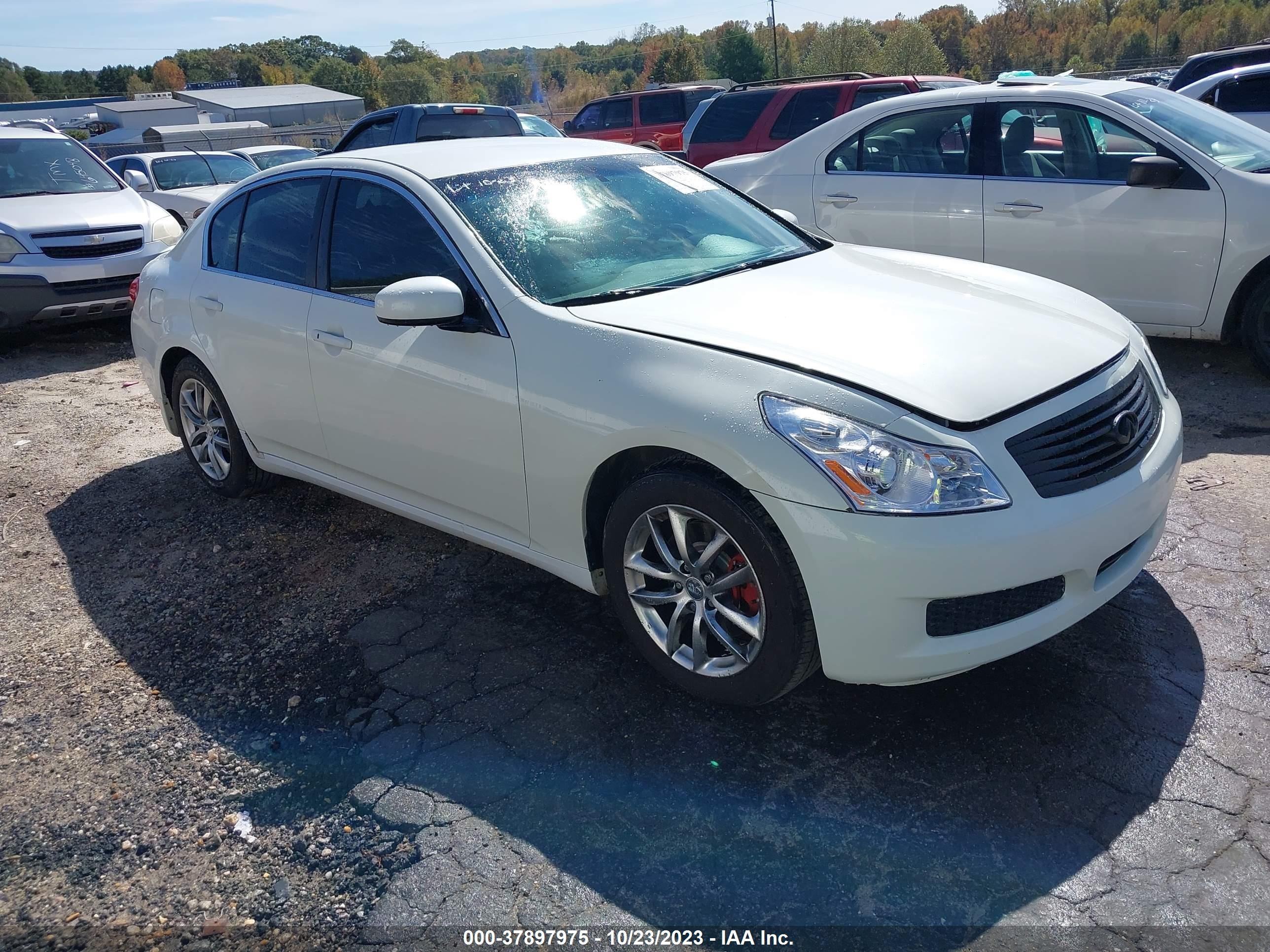 infiniti g 2008 jnkbv61e88m216690