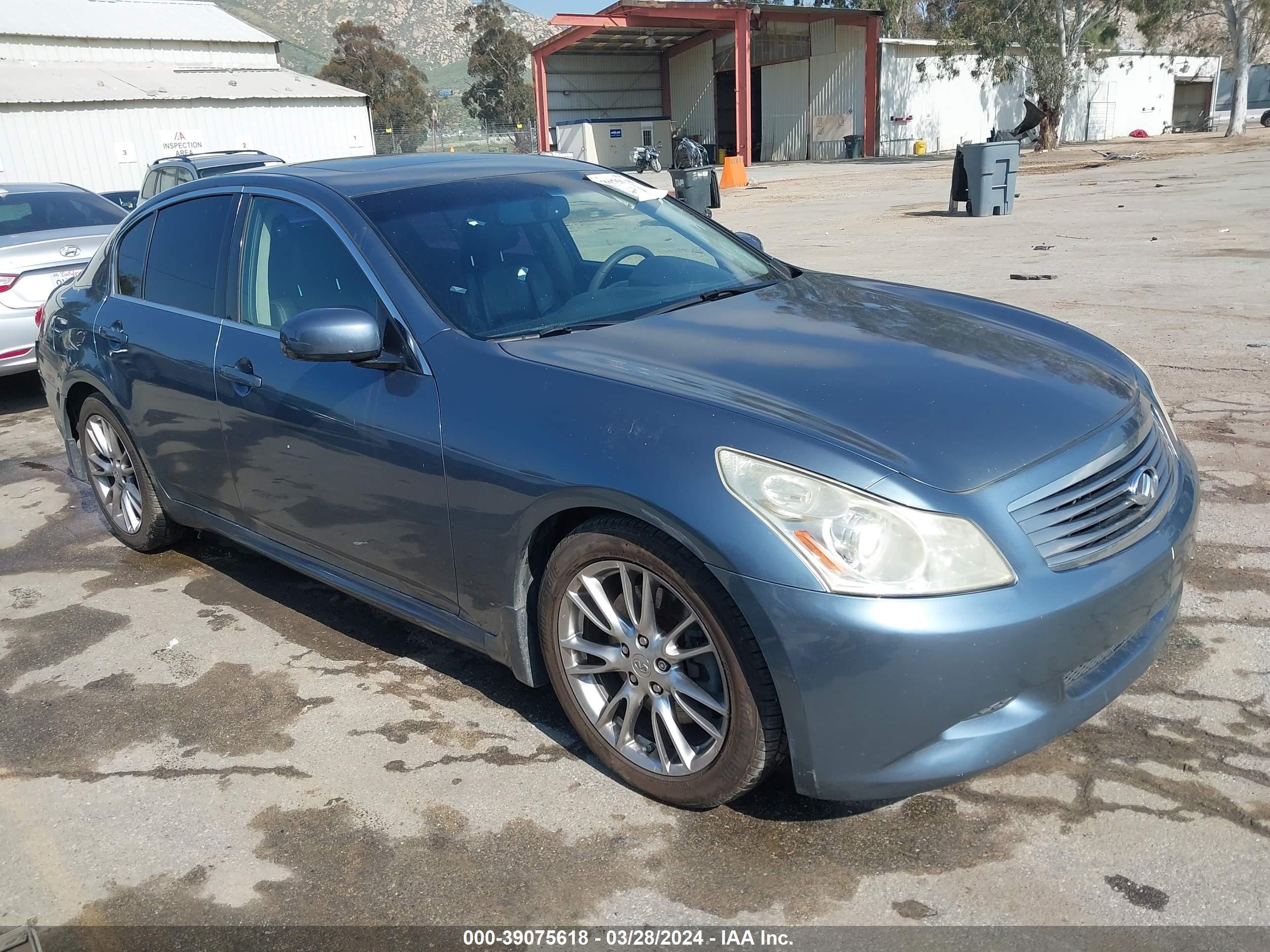 infiniti g 2007 jnkbv61e97m728165