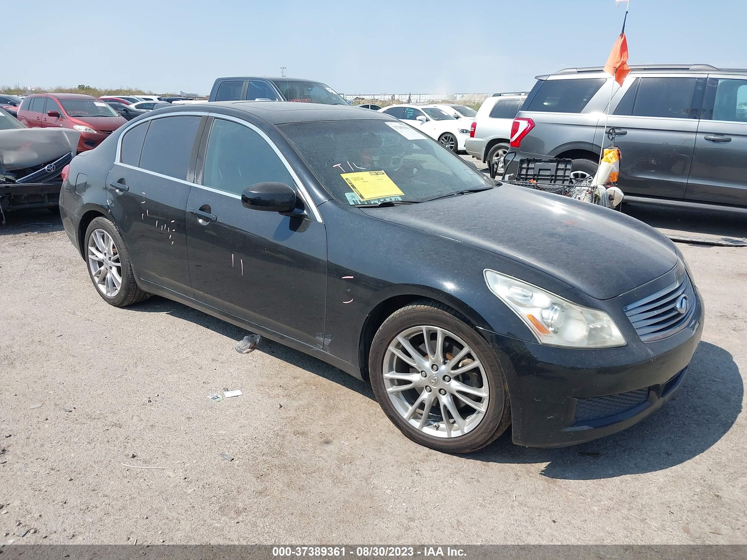 infiniti g35 2008 jnkbv61e98m208176