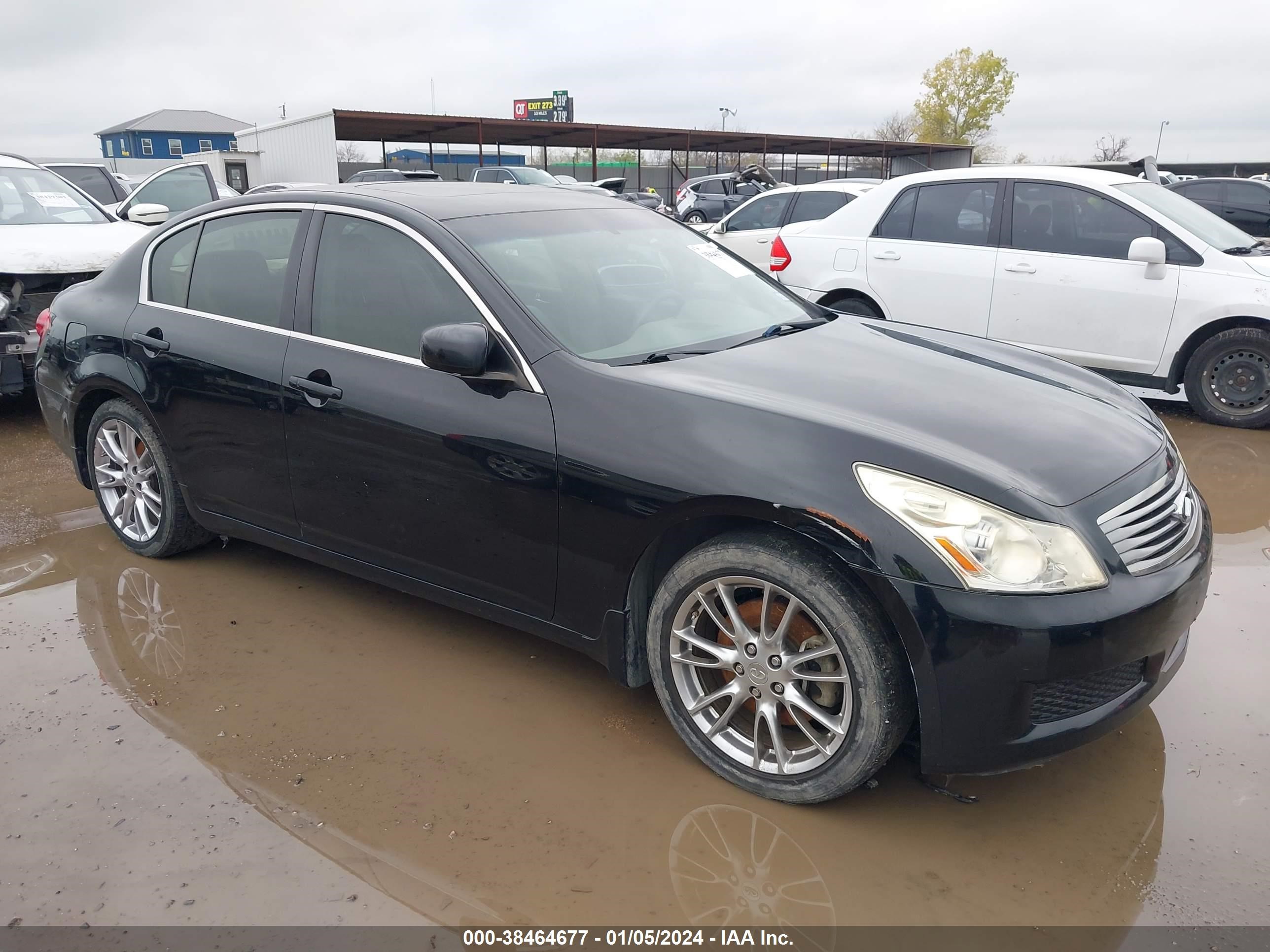 infiniti g 2007 jnkbv61ex7m702416