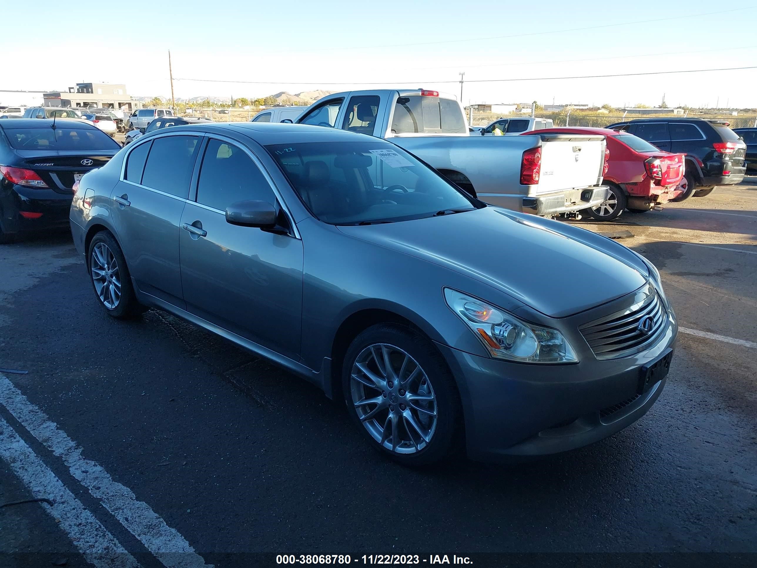 infiniti g 2007 jnkbv61ex7m715540