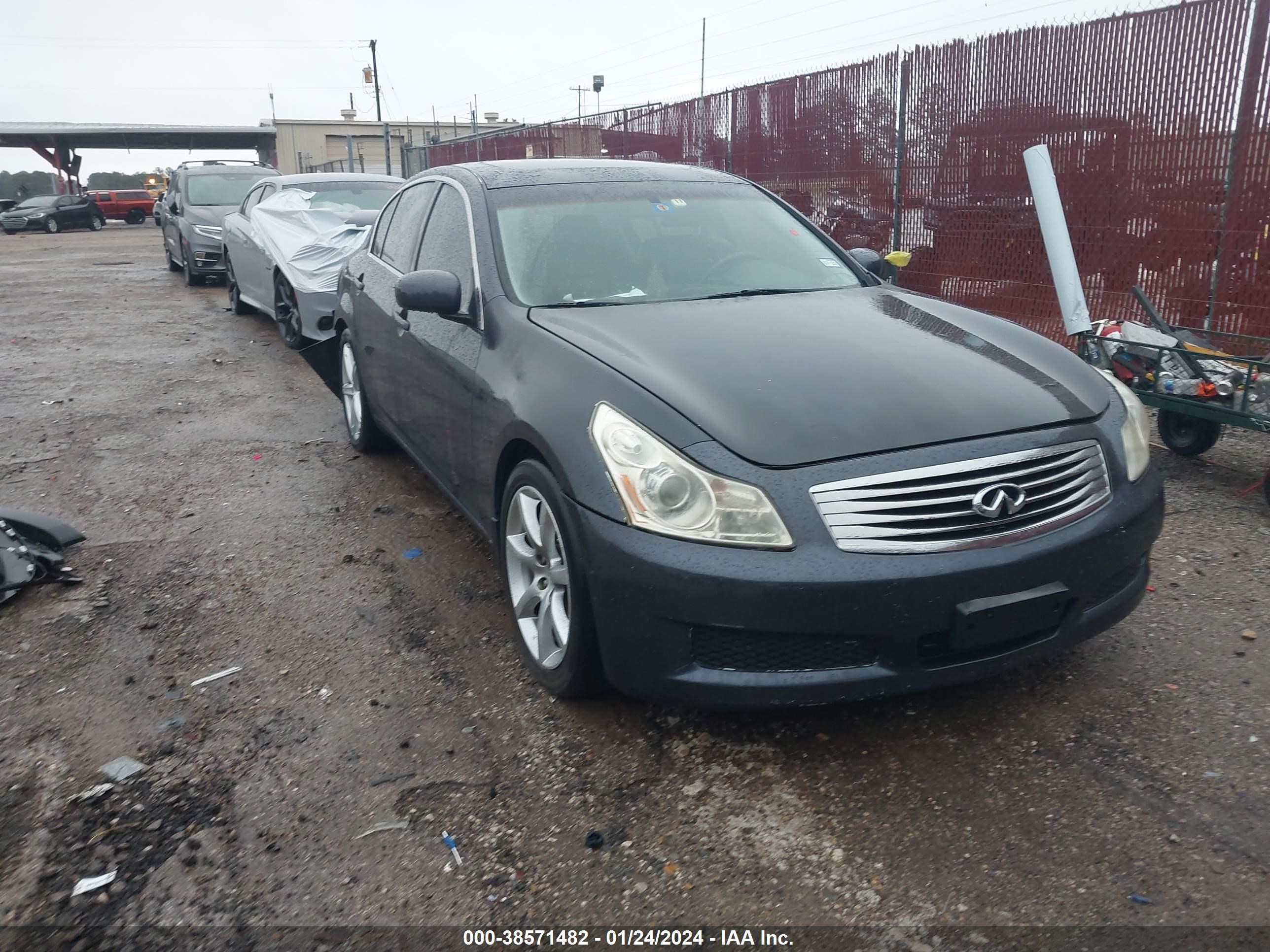 infiniti g 2008 jnkbv61ex8m201933