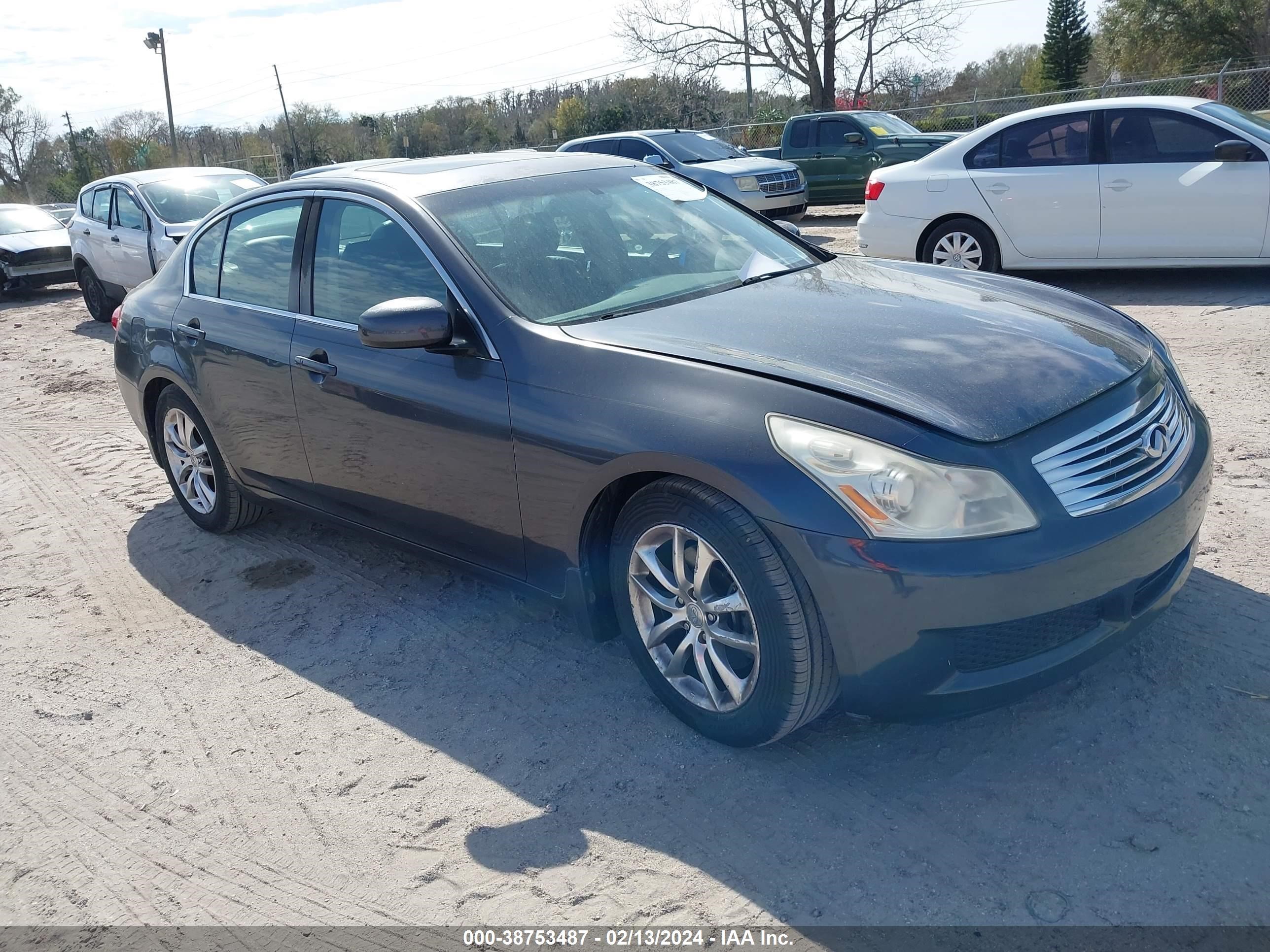 infiniti g 2008 jnkbv61ex8m225763