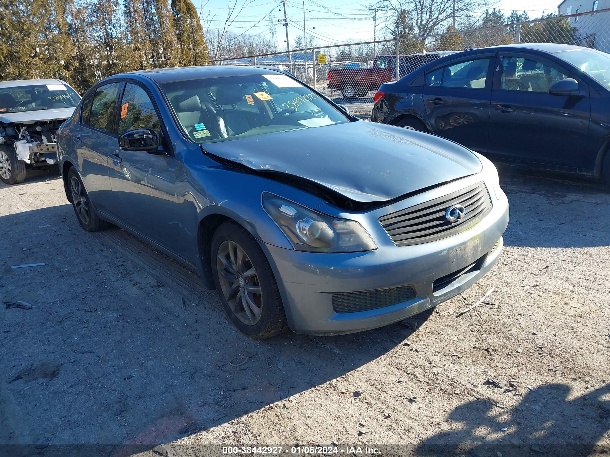 infiniti g 2008 jnkbv61f18m263150