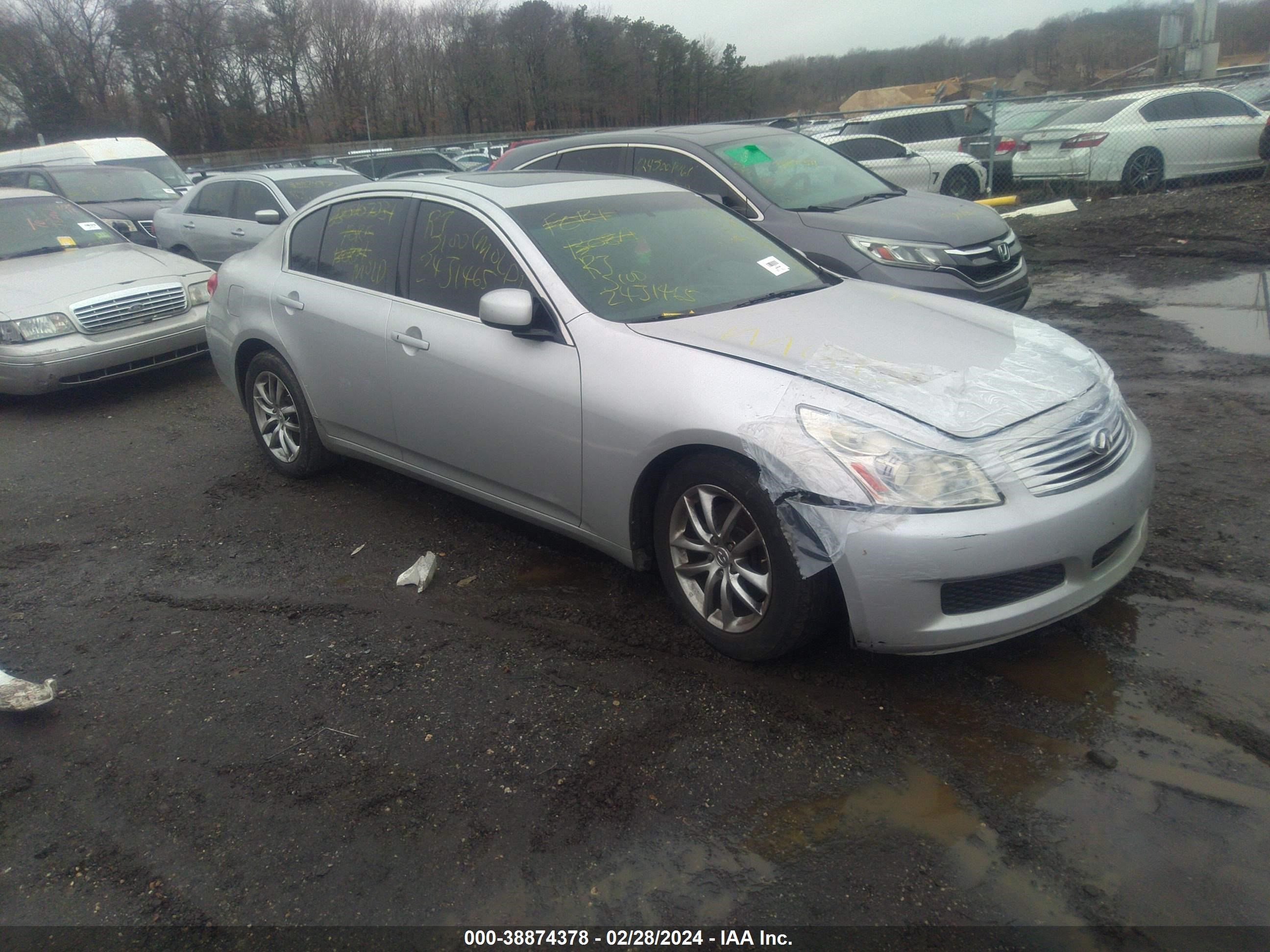 infiniti  2008 jnkbv61f18m266971