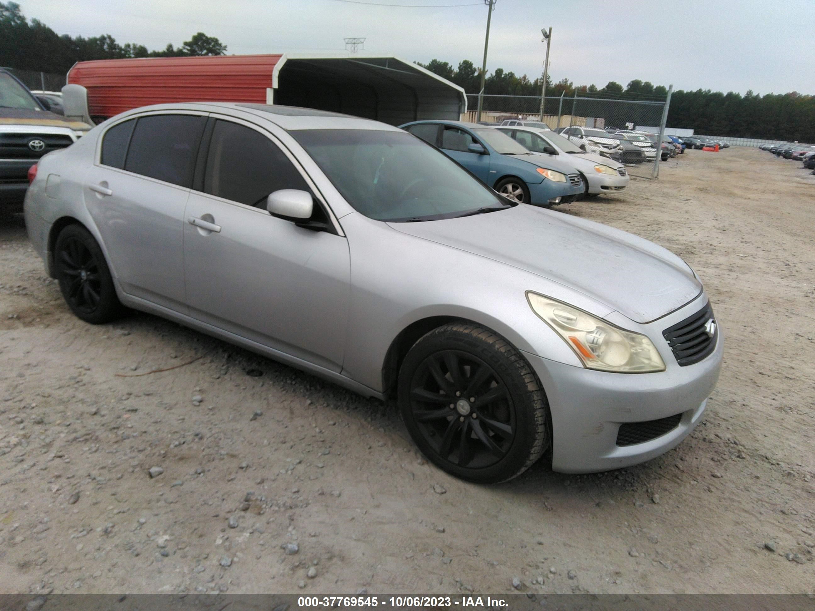 infiniti g 2008 jnkbv61f28m260628