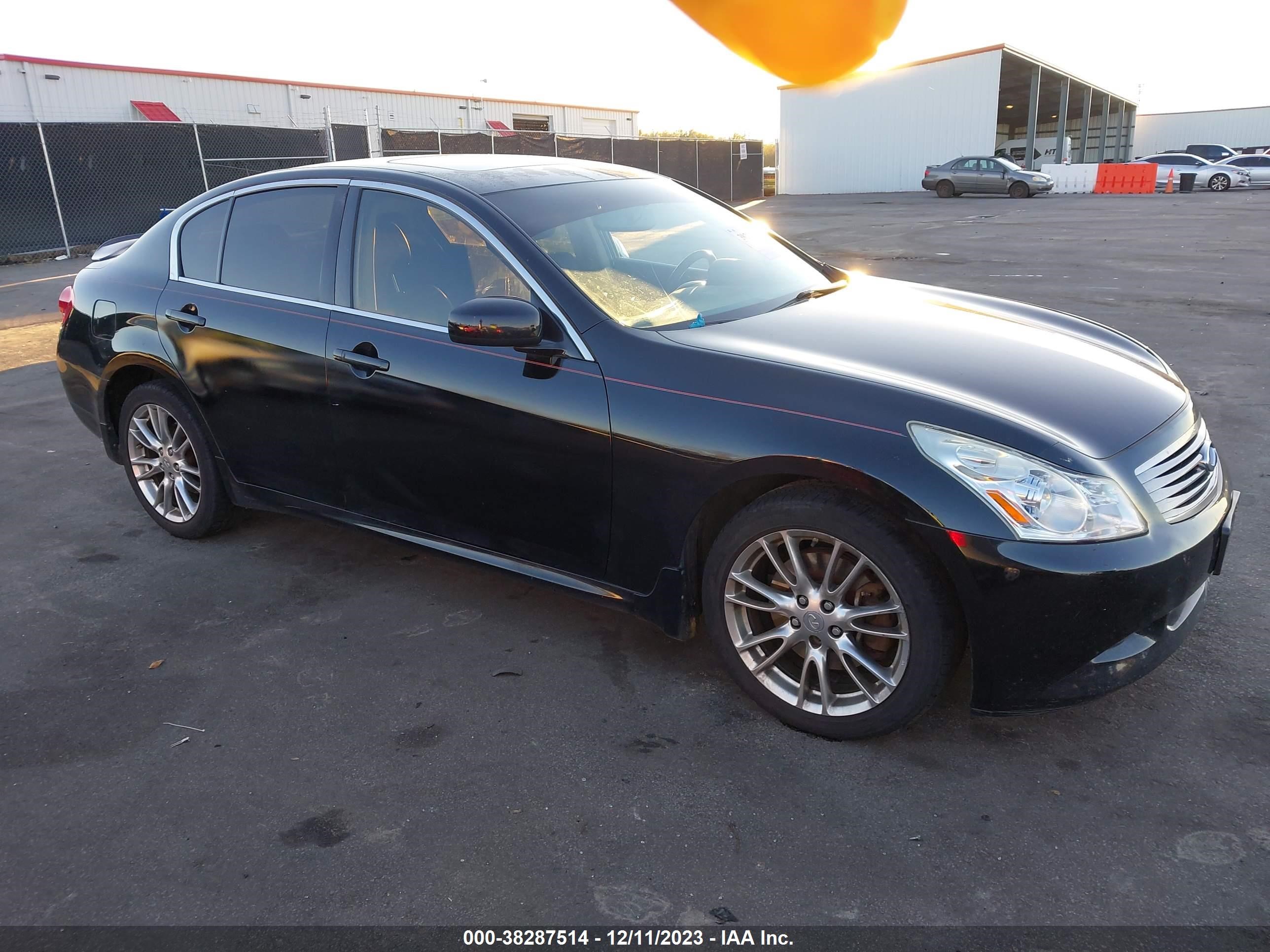 infiniti g 2008 jnkbv61f48m268388