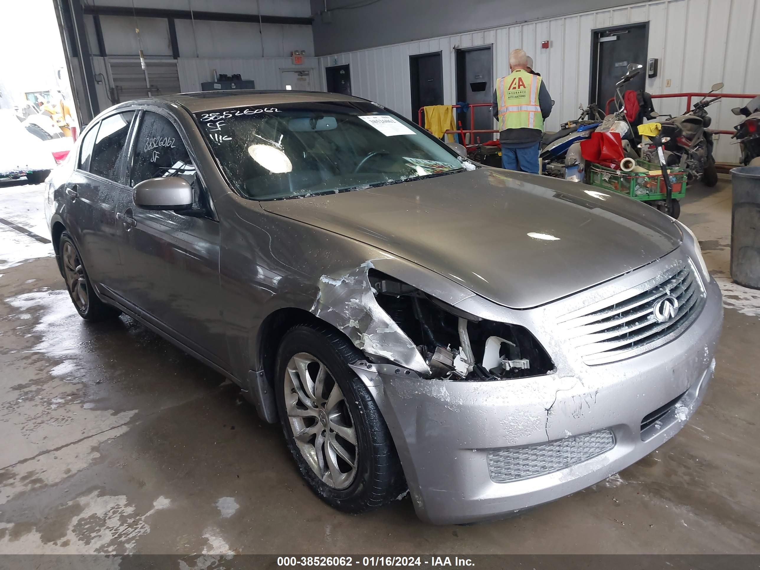 infiniti g 2008 jnkbv61f48m271064