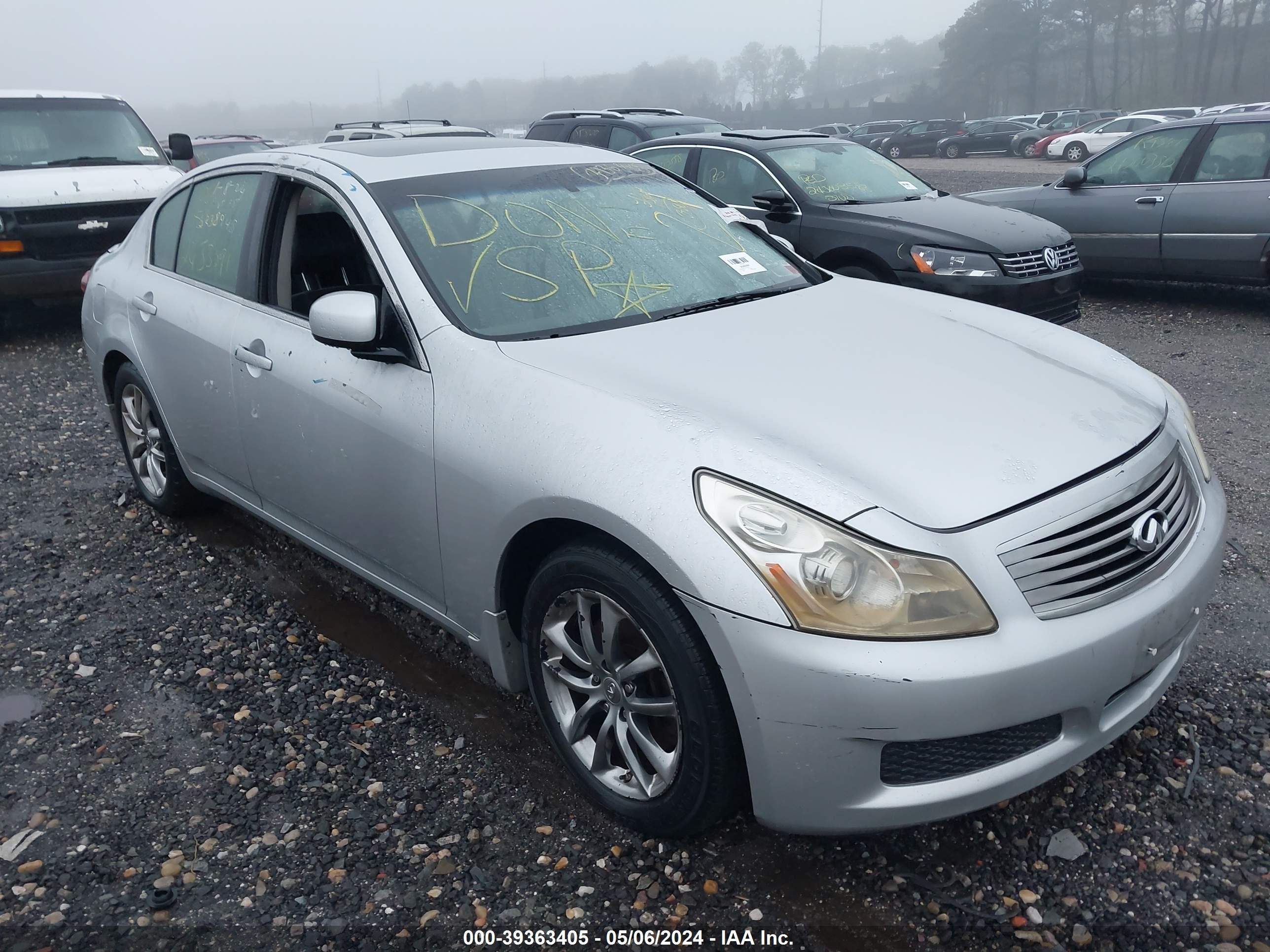 infiniti  2008 jnkbv61f48m279441