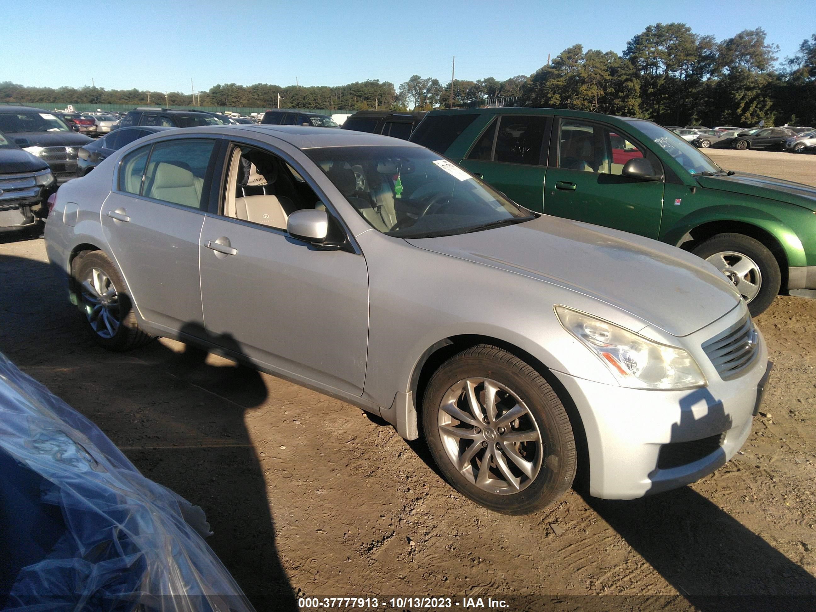 infiniti g 2007 jnkbv61f57m822925