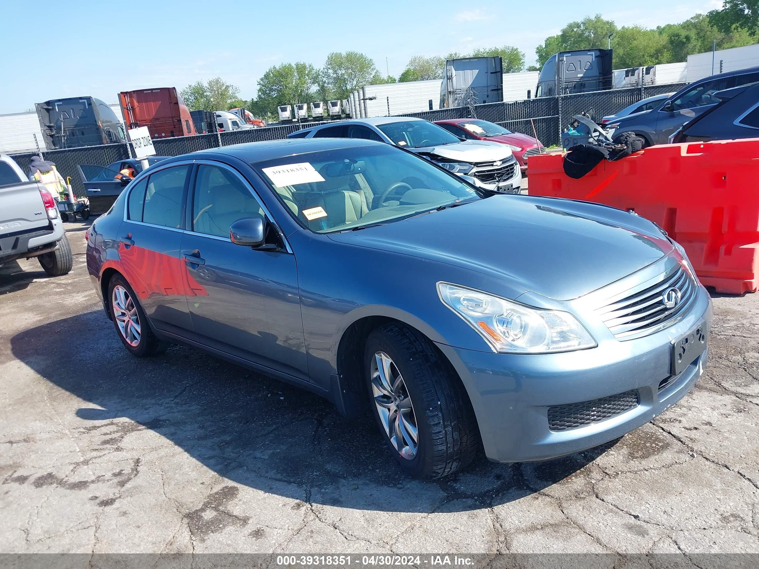 infiniti  2007 jnkbv61f57m824531