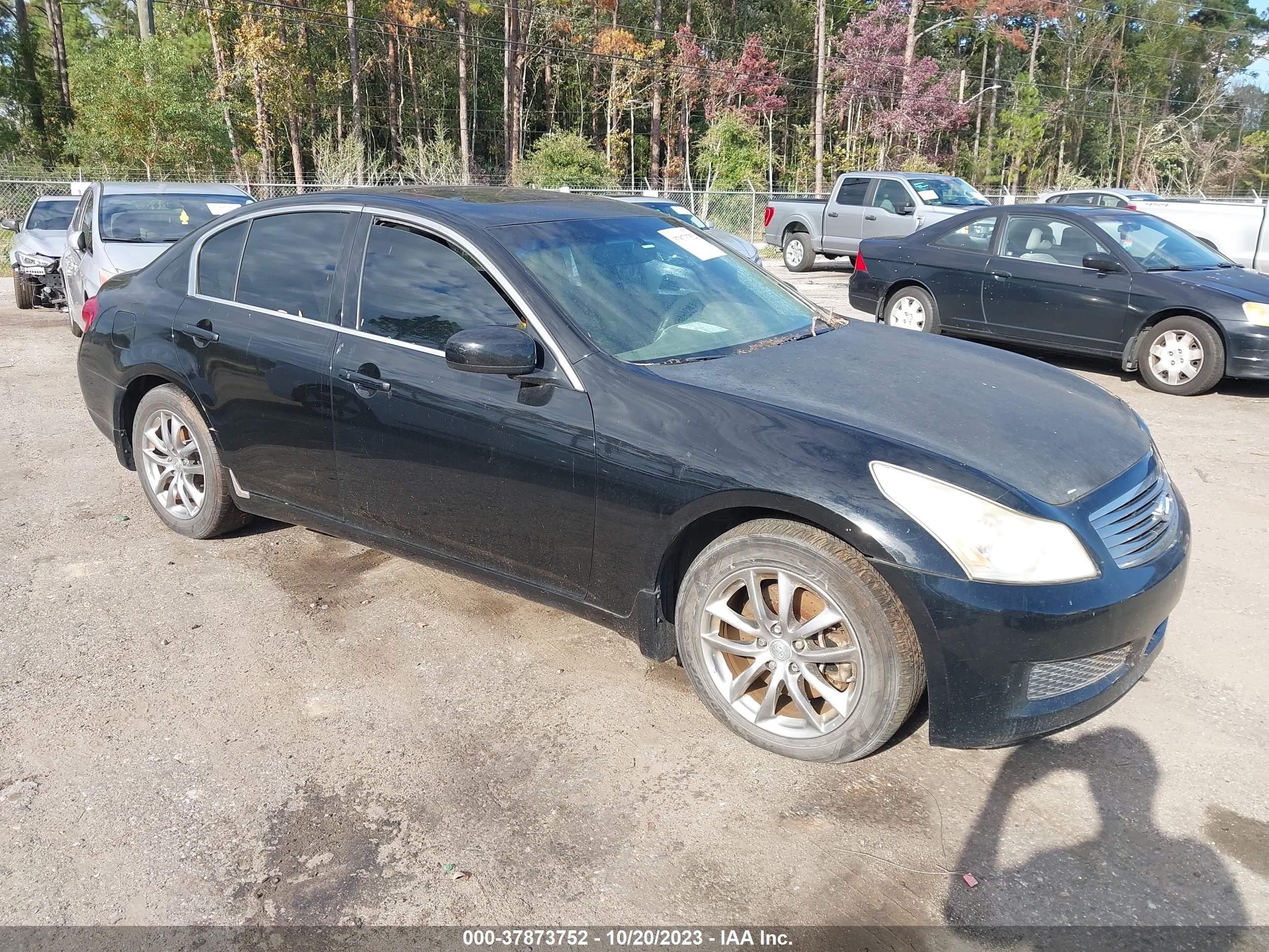 infiniti g 2008 jnkbv61f58m259537