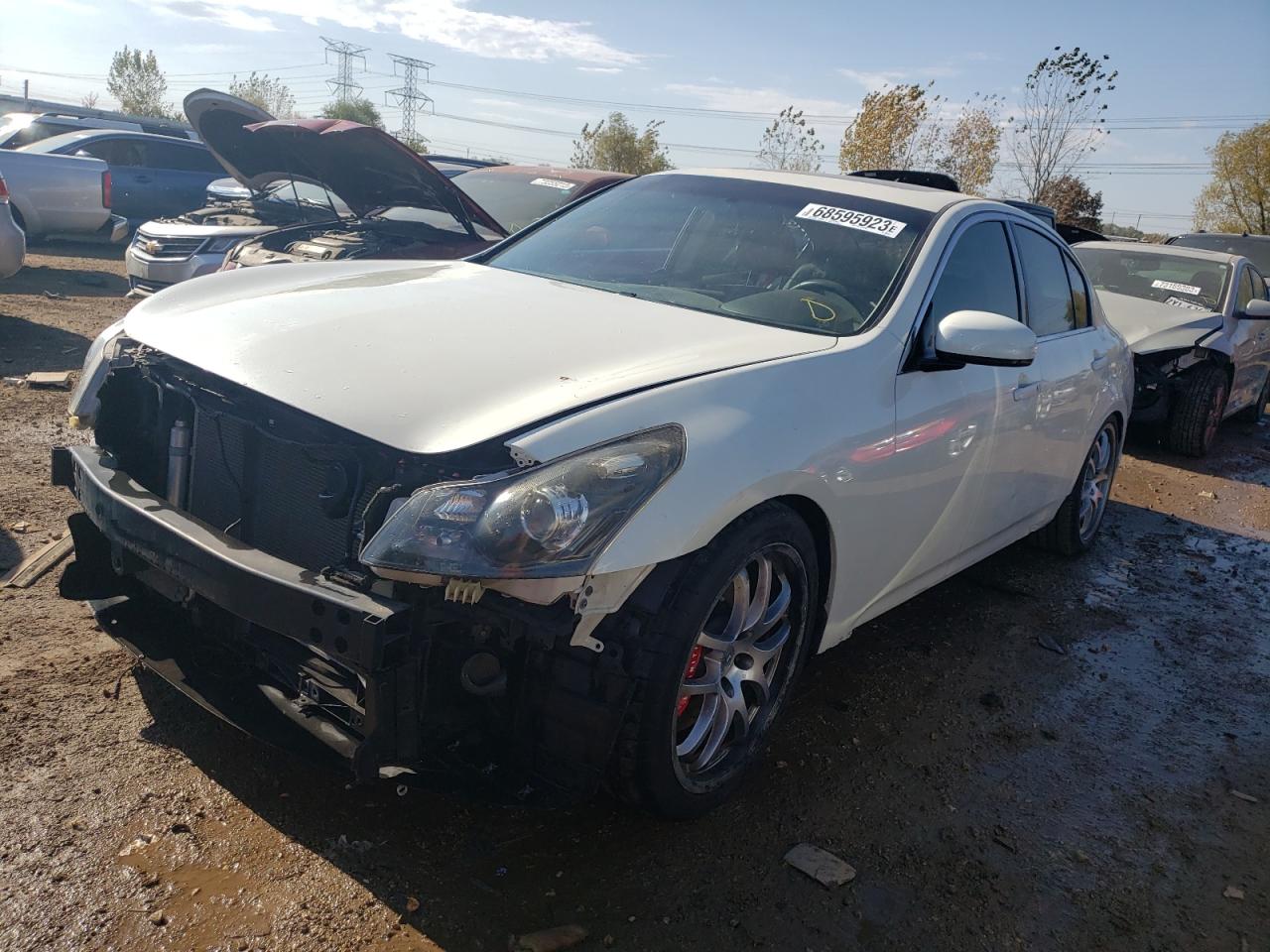 infiniti g 2007 jnkbv61f67m813036