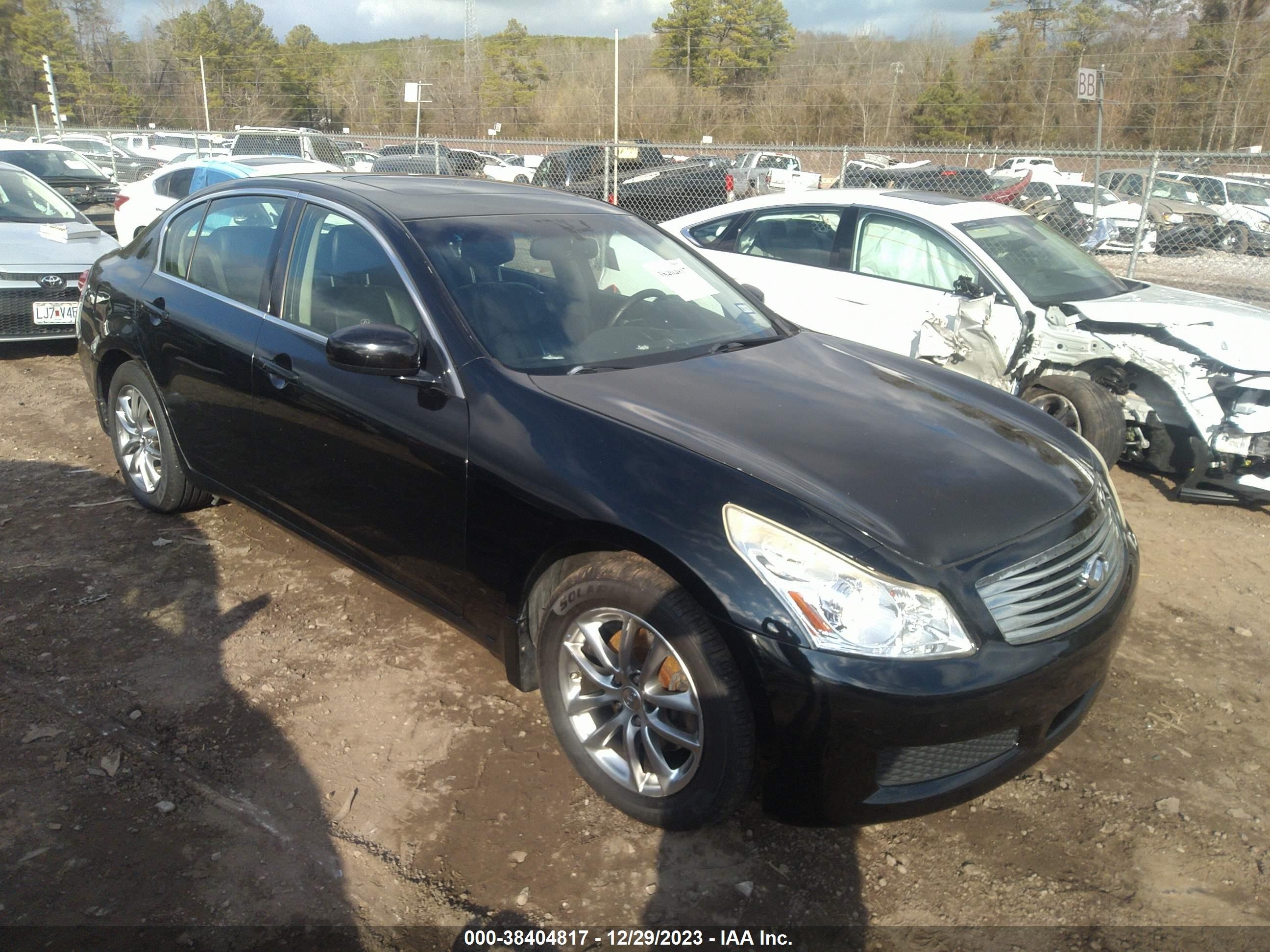 infiniti g 2008 jnkbv61f78m258552