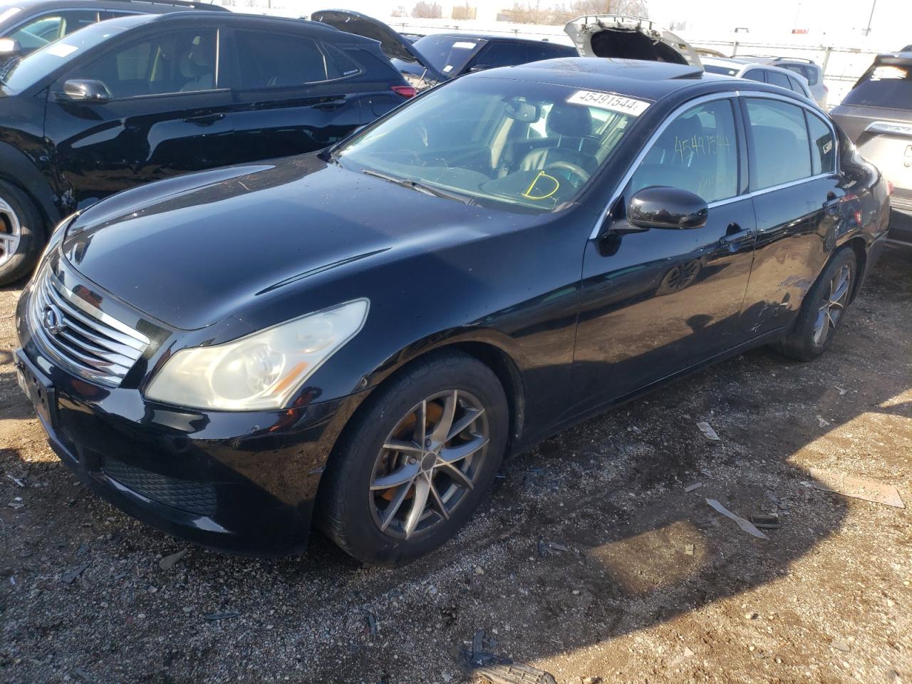 infiniti g 2007 jnkbv61f87m824555