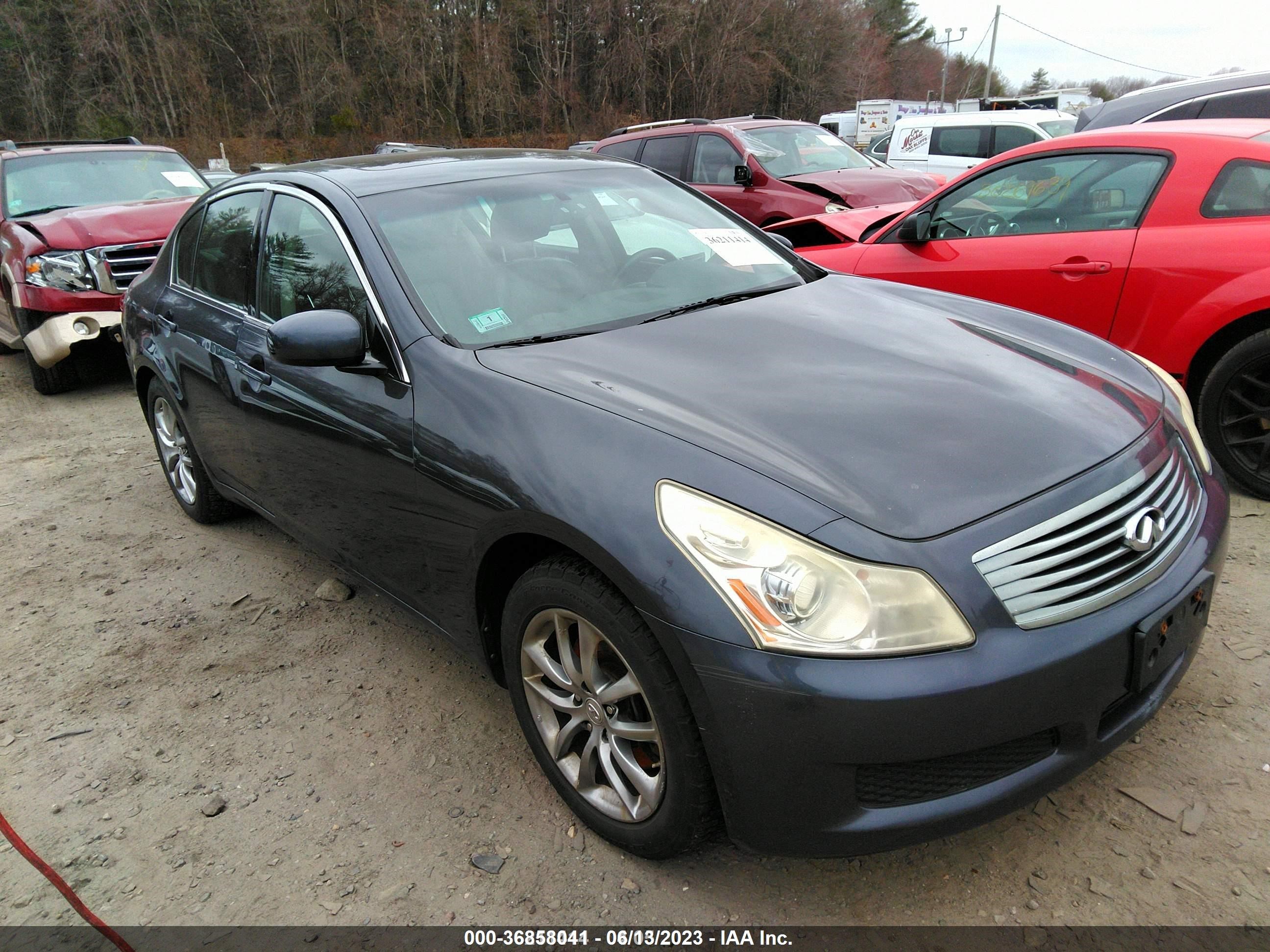 infiniti g 2007 jnkbv61f97m822457