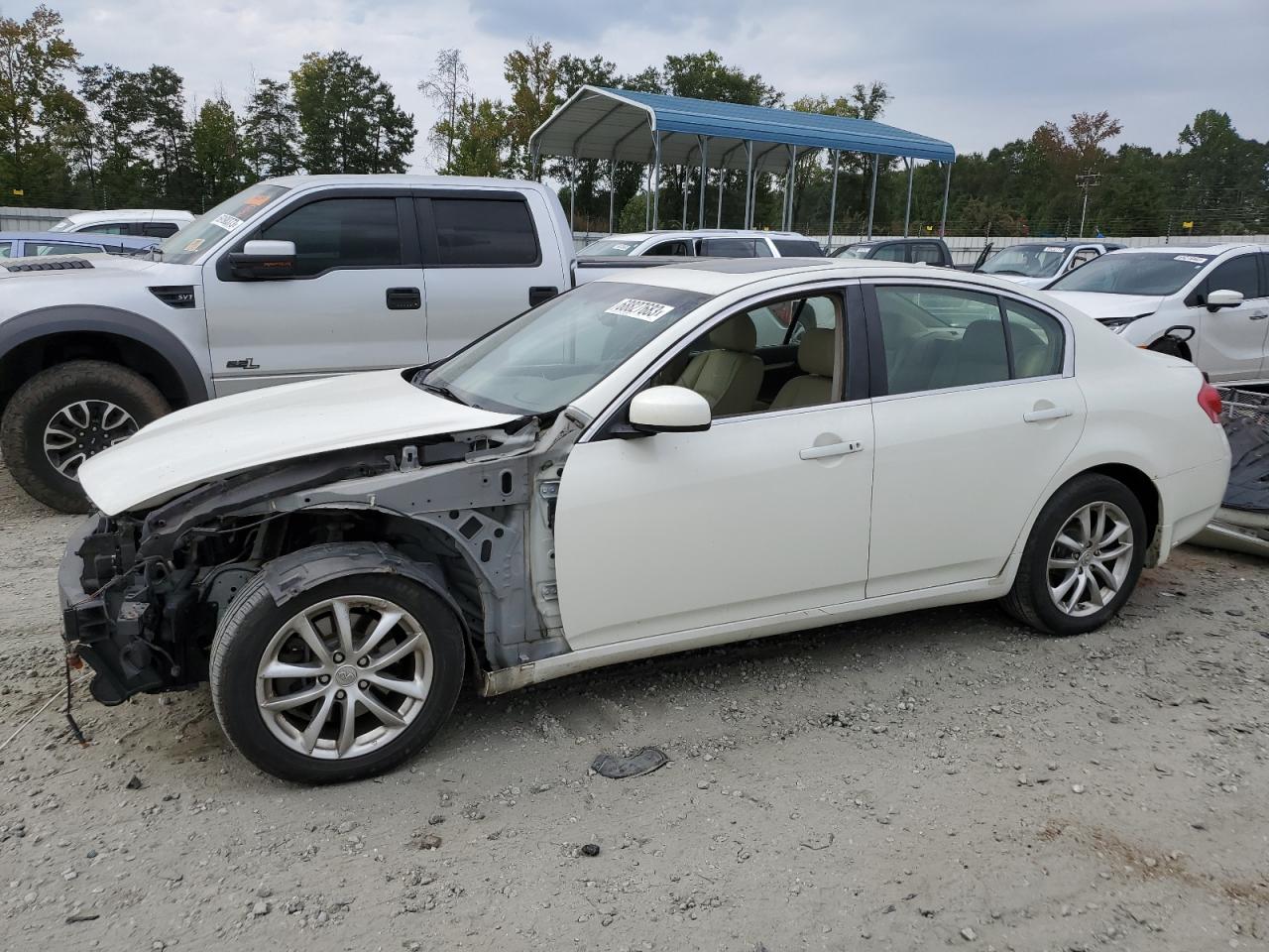 infiniti g 2008 jnkbv61f98m269696