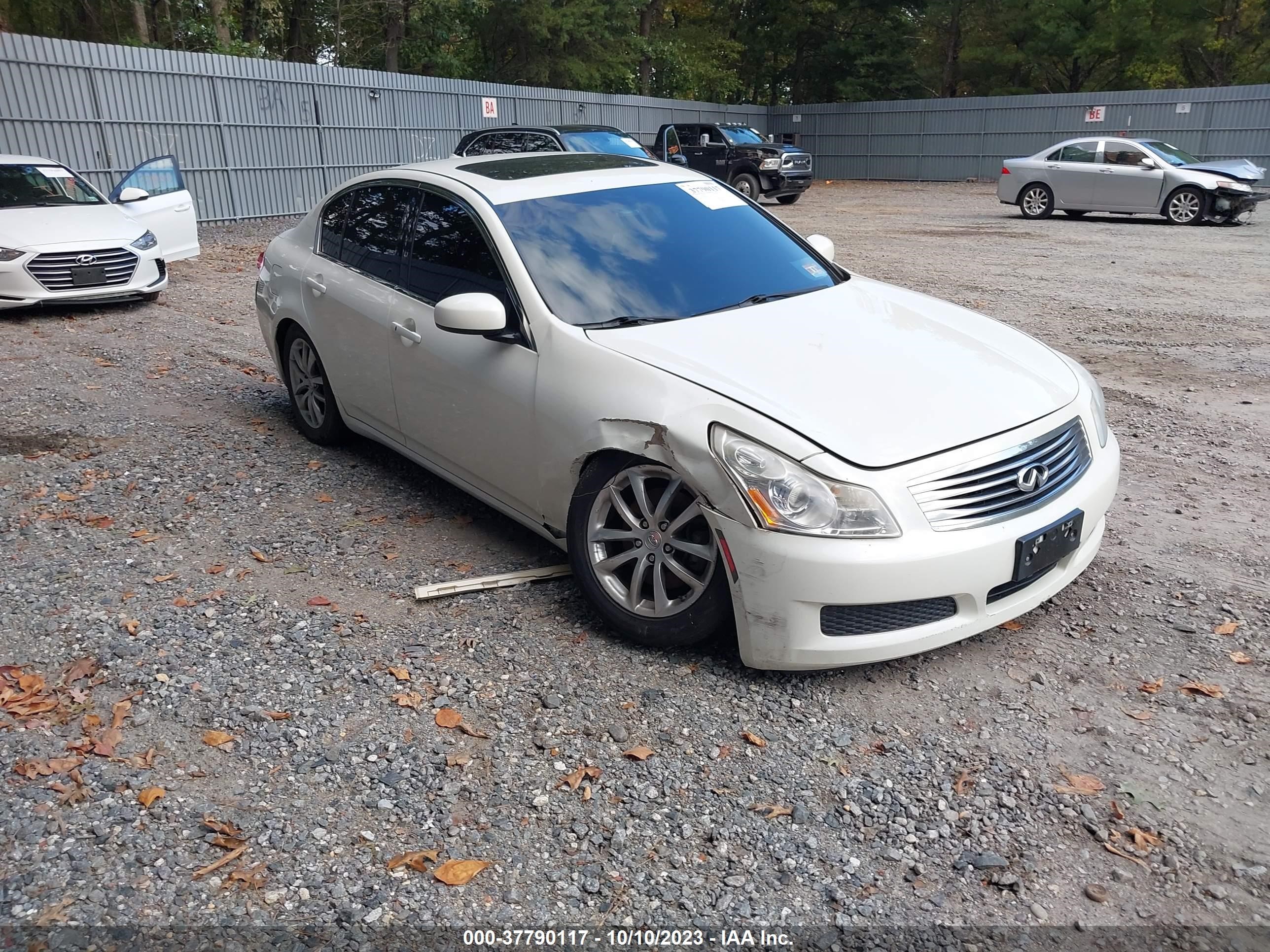 infiniti g 2008 jnkbv61f98m272985