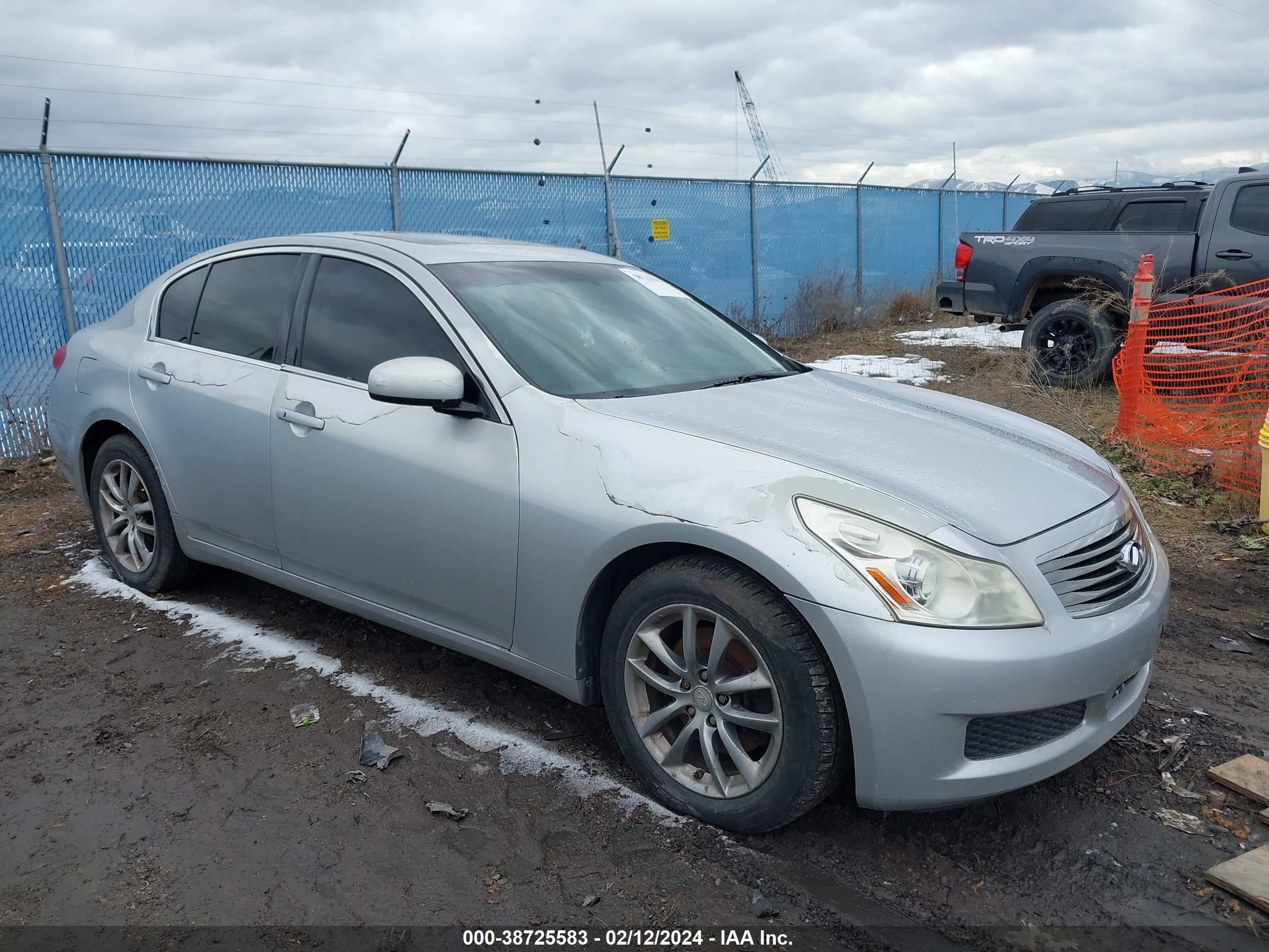 infiniti  2007 jnkbv61fx7m811838