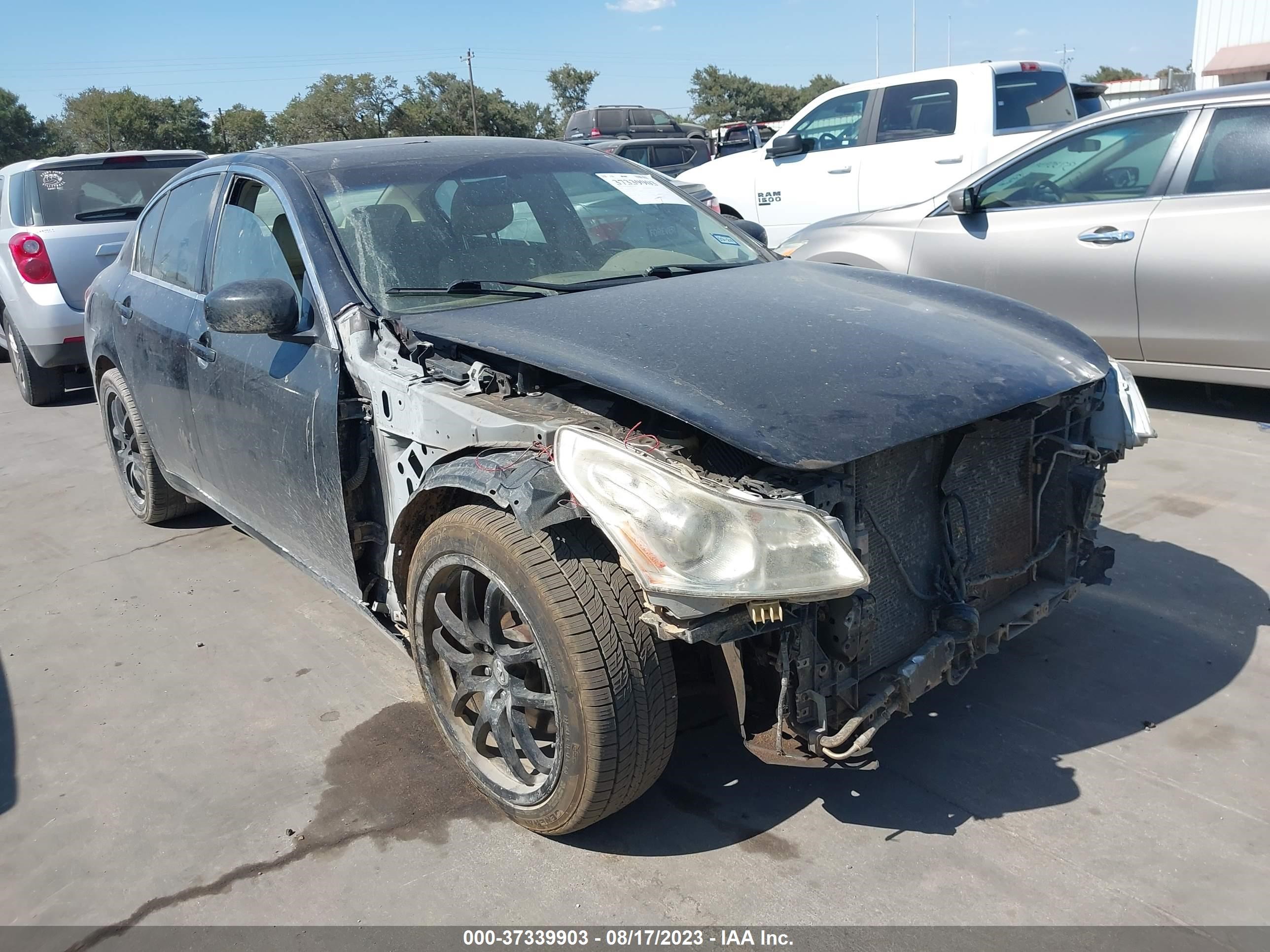 infiniti g 2008 jnkbv61fx8m250171