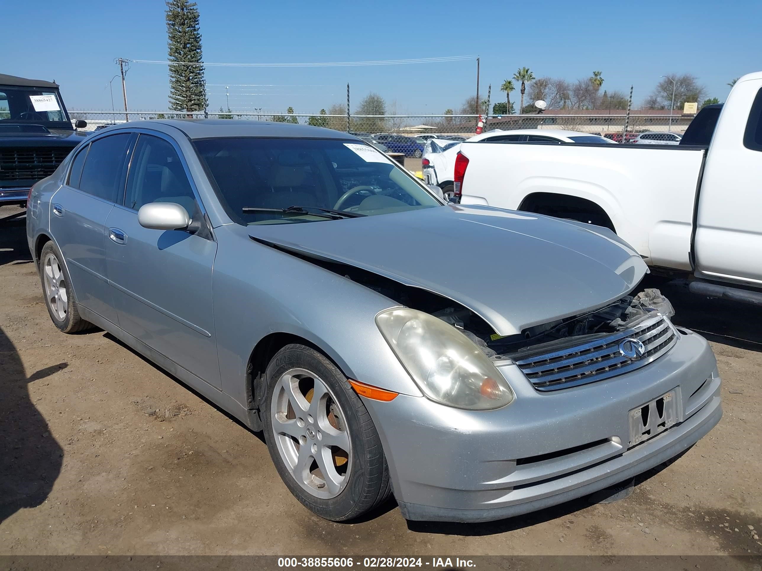 infiniti g 2003 jnkcv51e13m008822