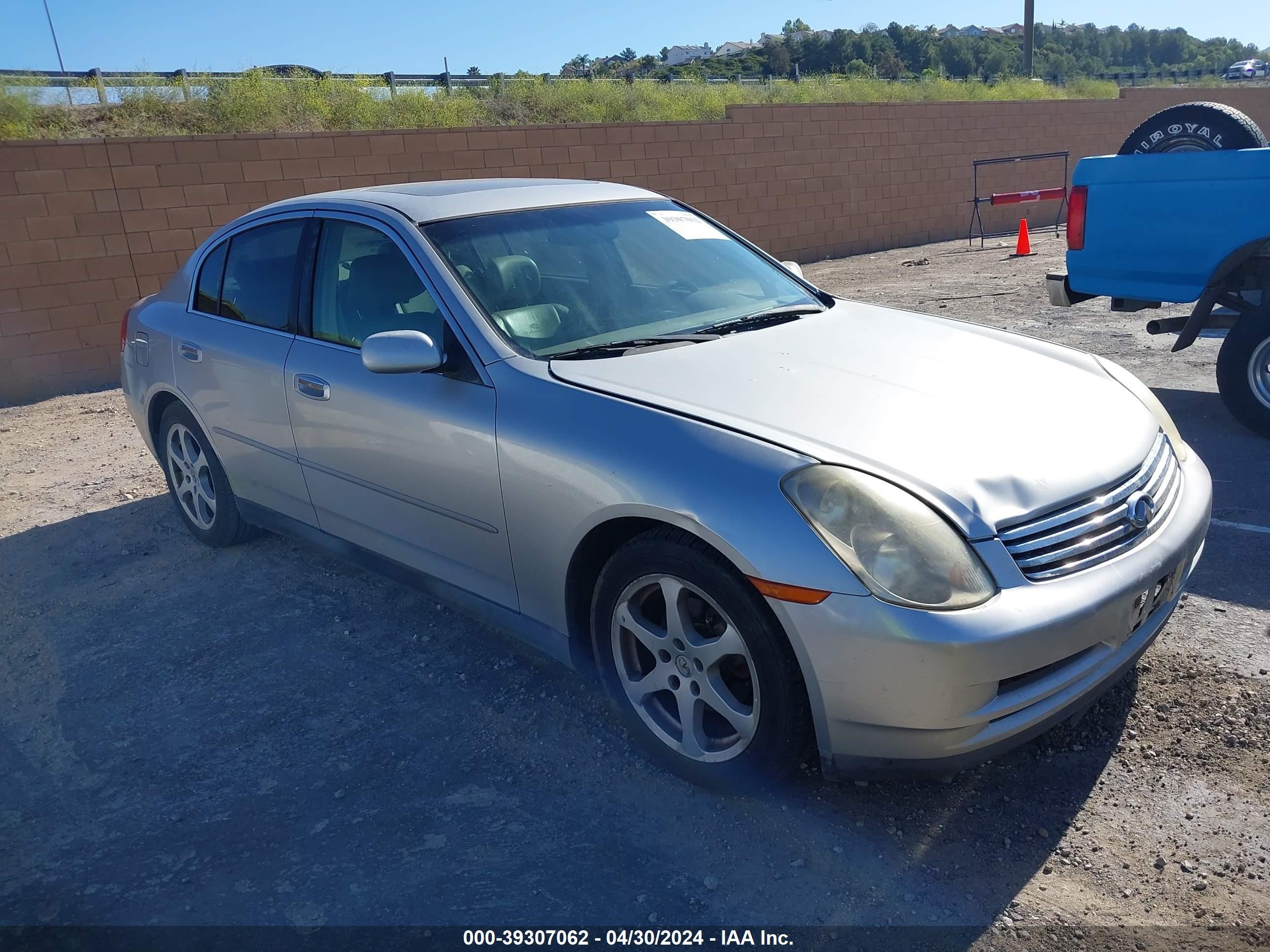 infiniti g 2003 jnkcv51e13m323099