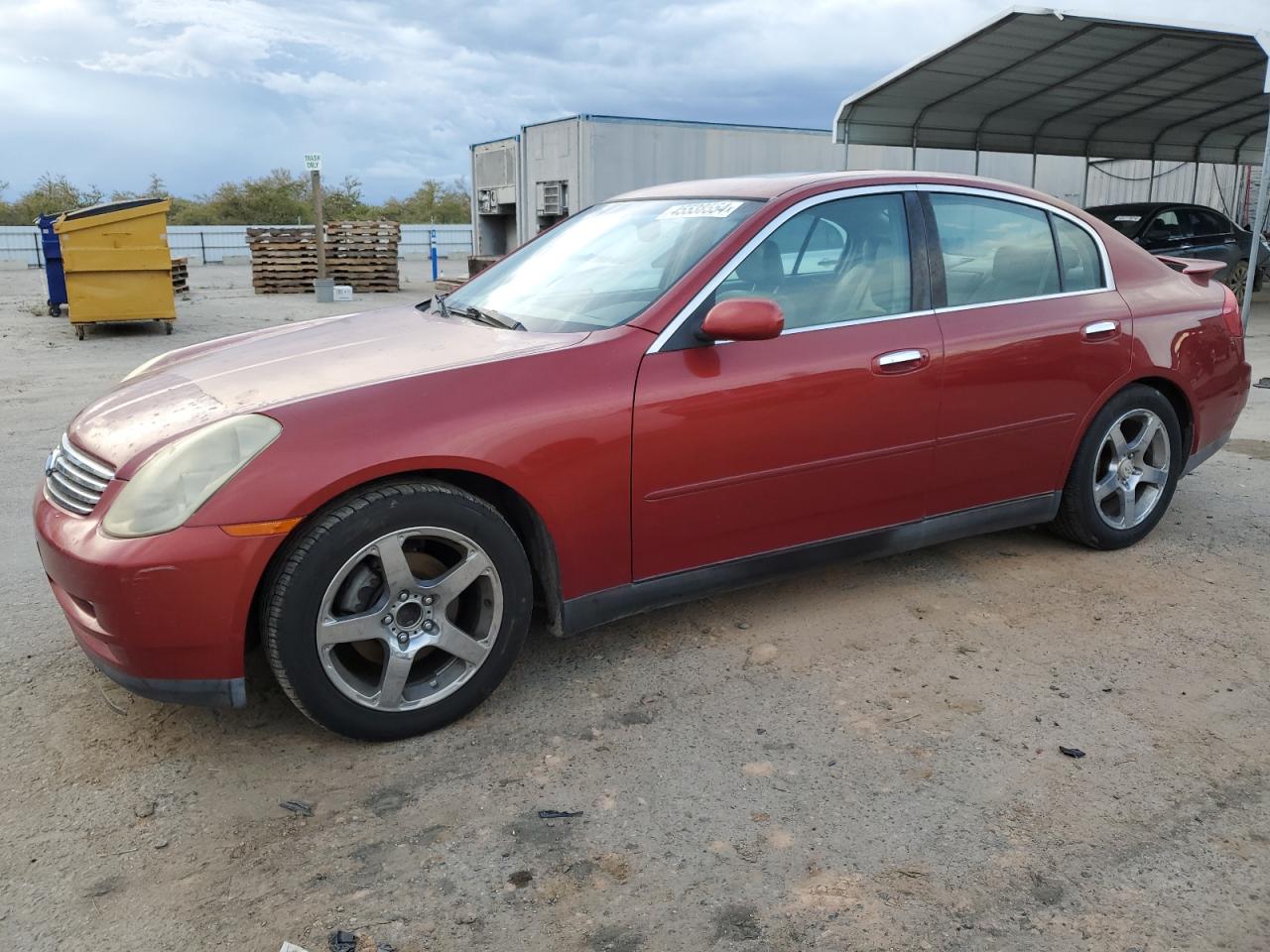 infiniti g 2003 jnkcv51e33m314372