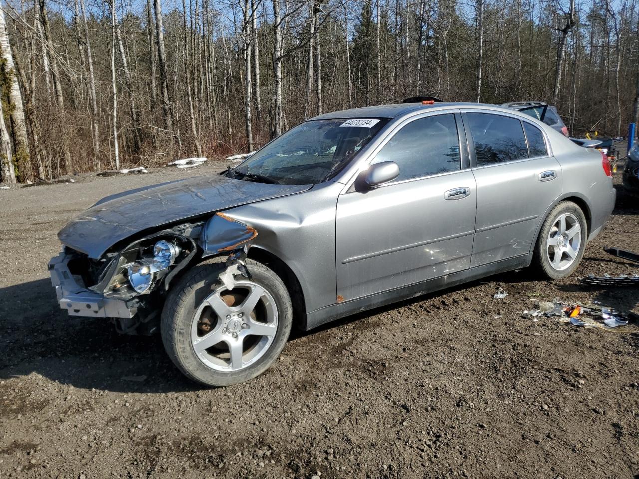 infiniti g 2004 jnkcv51e44m103277