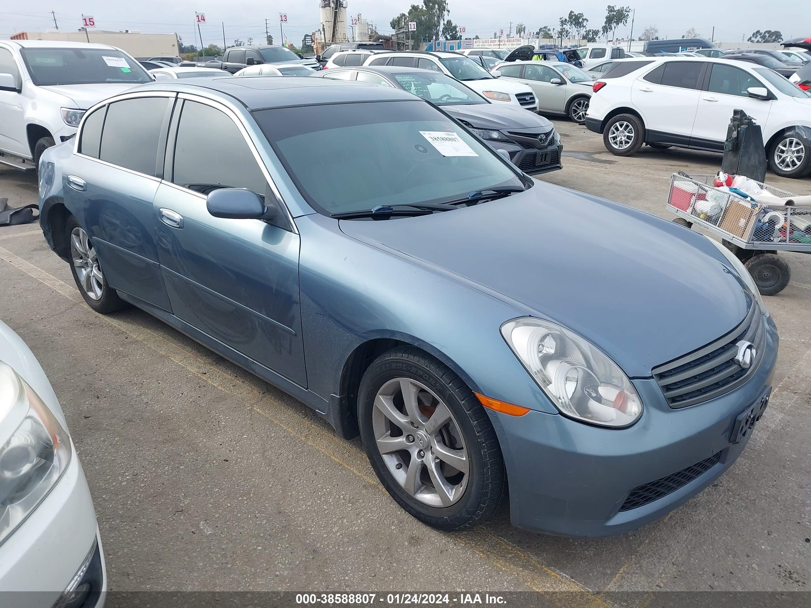 infiniti g 2005 jnkcv51e45m214364