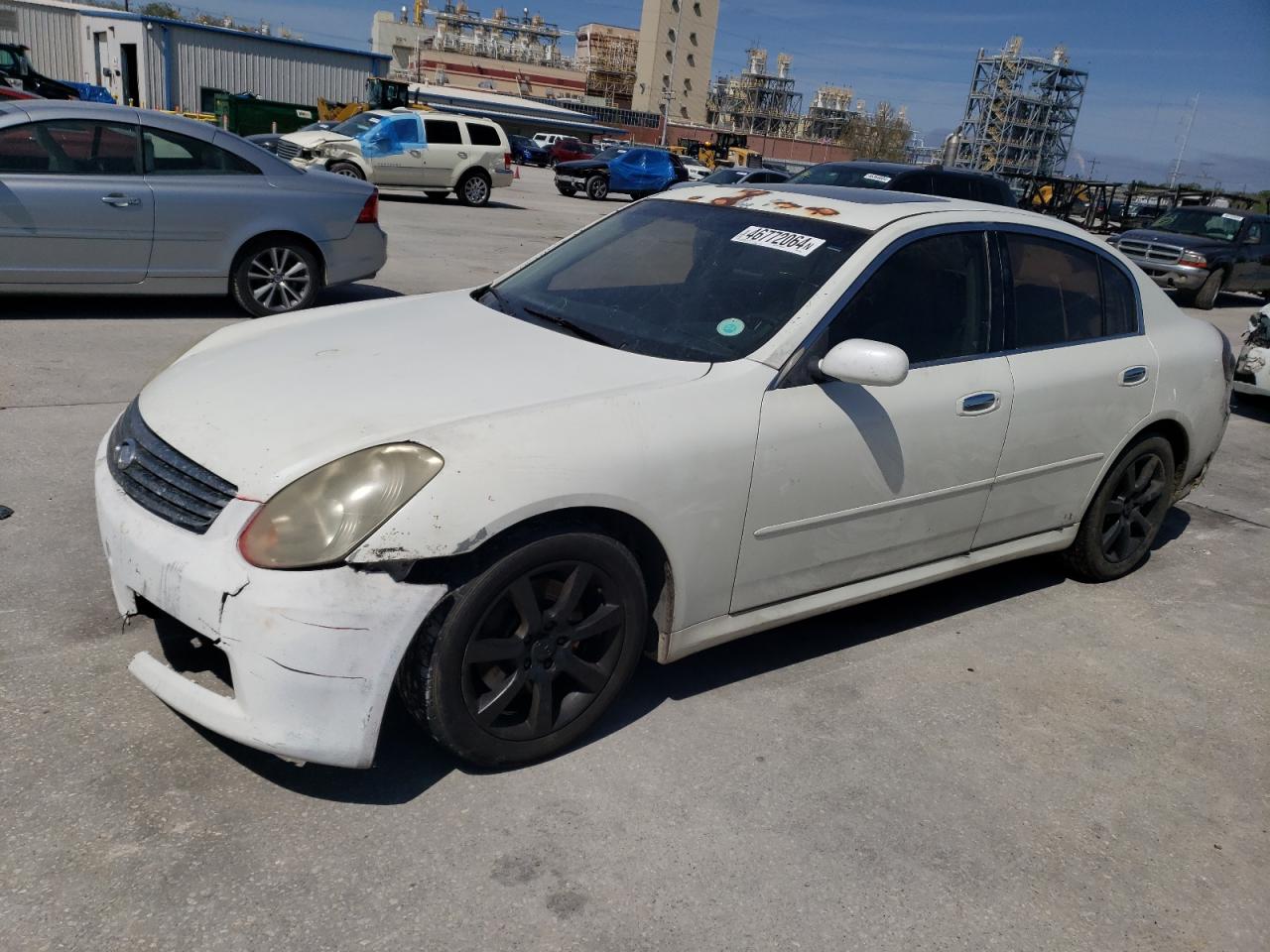 infiniti g 2006 jnkcv51e56m513492