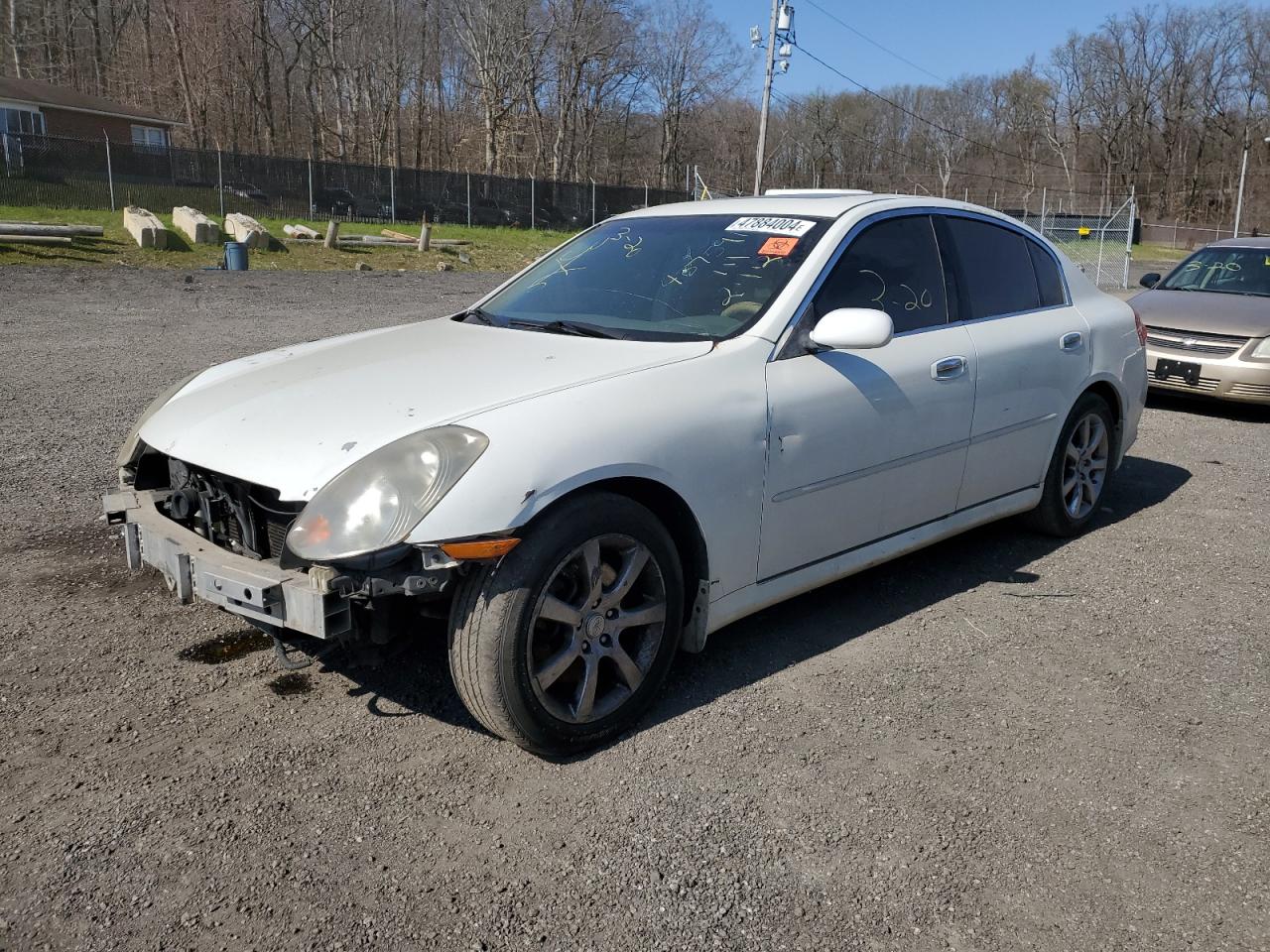 infiniti g 2006 jnkcv51e56m513833