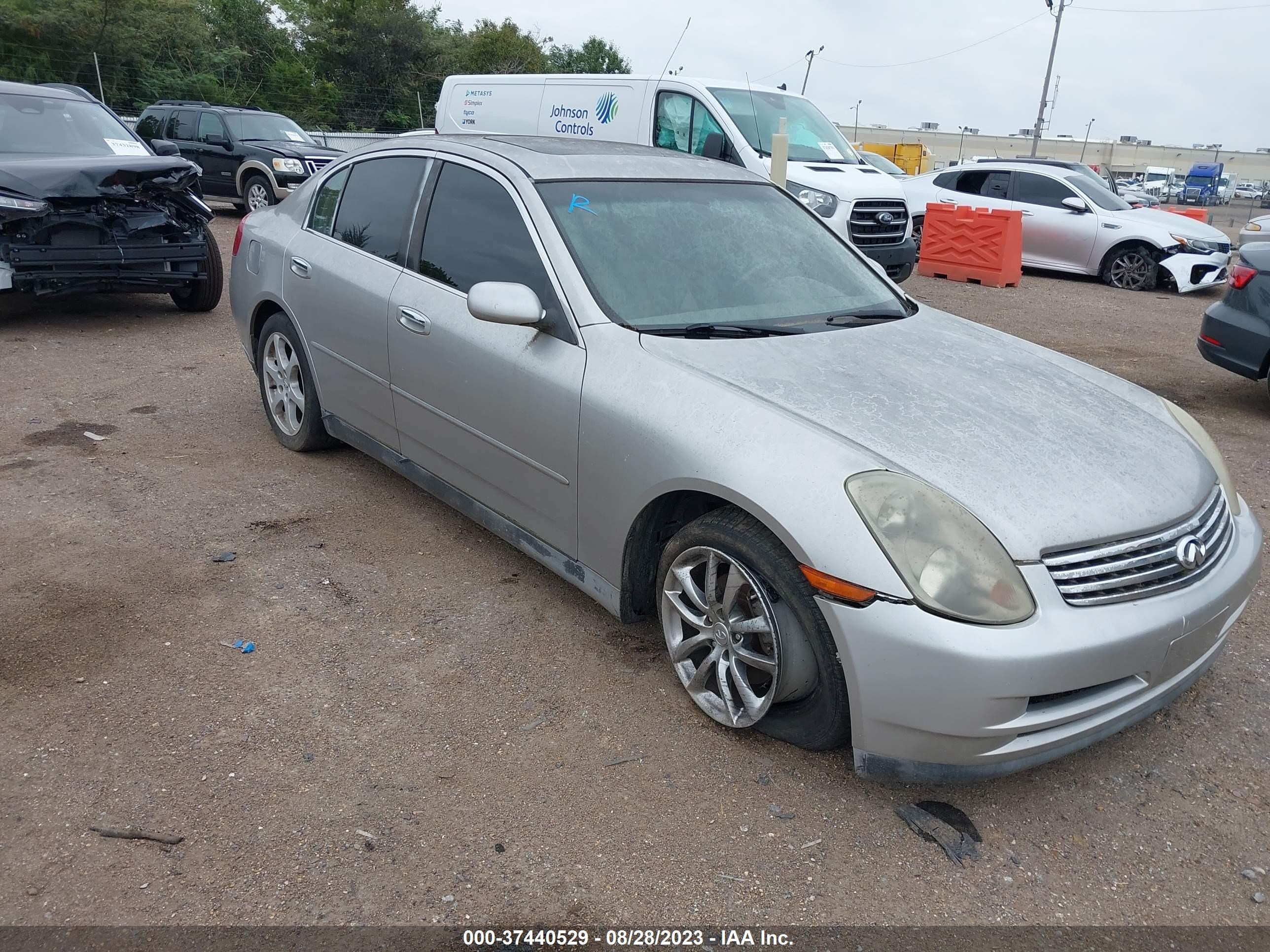 infiniti g 2003 jnkcv51e63m018133