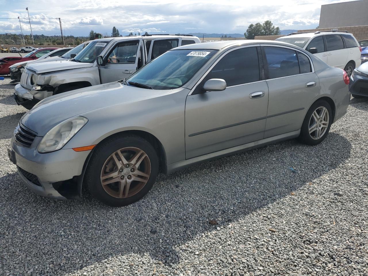 infiniti g 2005 jnkcv51e65m208730