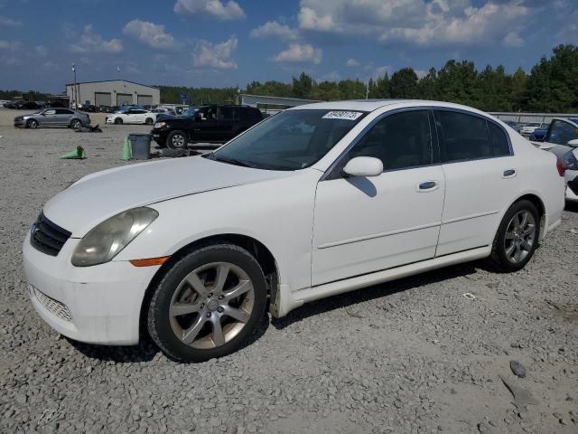 infiniti g35 2006 jnkcv51e96m517450