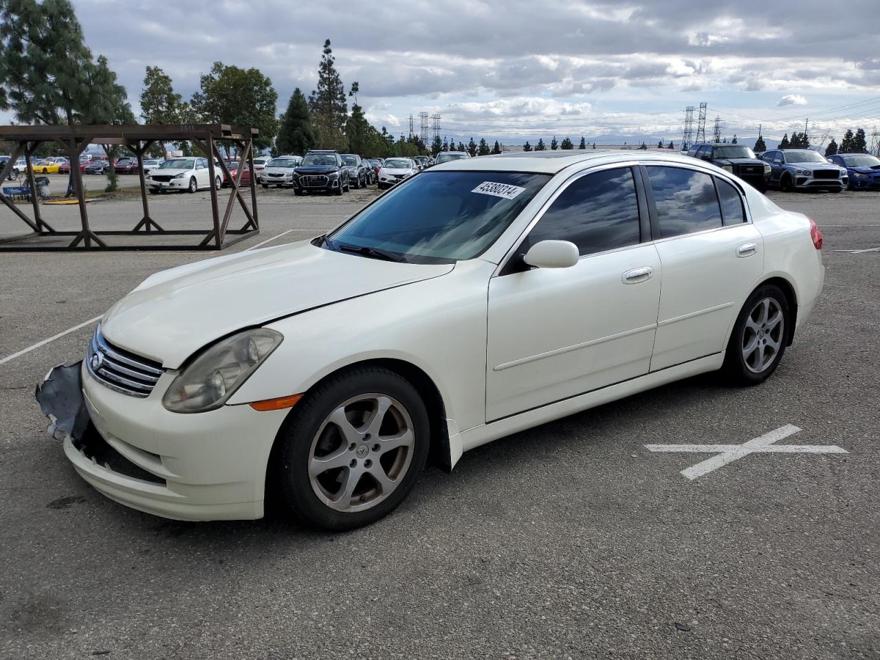 infiniti g 2004 jnkcv51ex4m619868