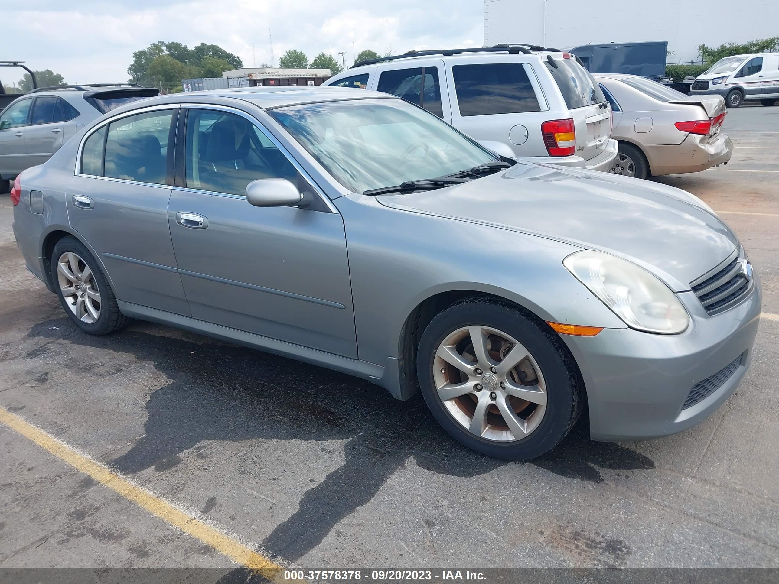 infiniti g 2006 jnkcv51ex6m519353