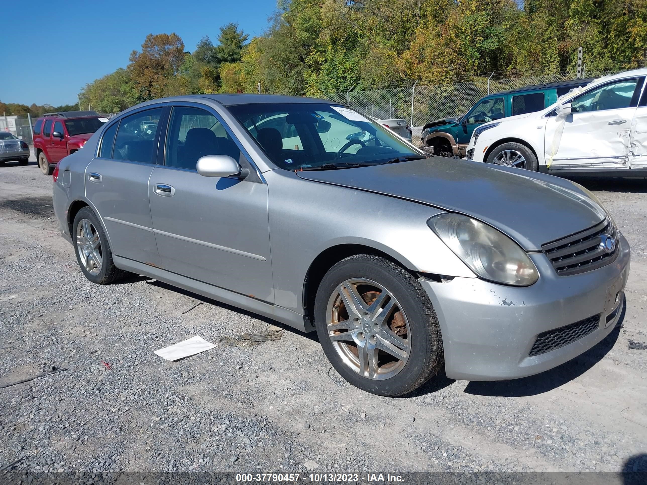 infiniti g 2005 jnkcv51f15m303477