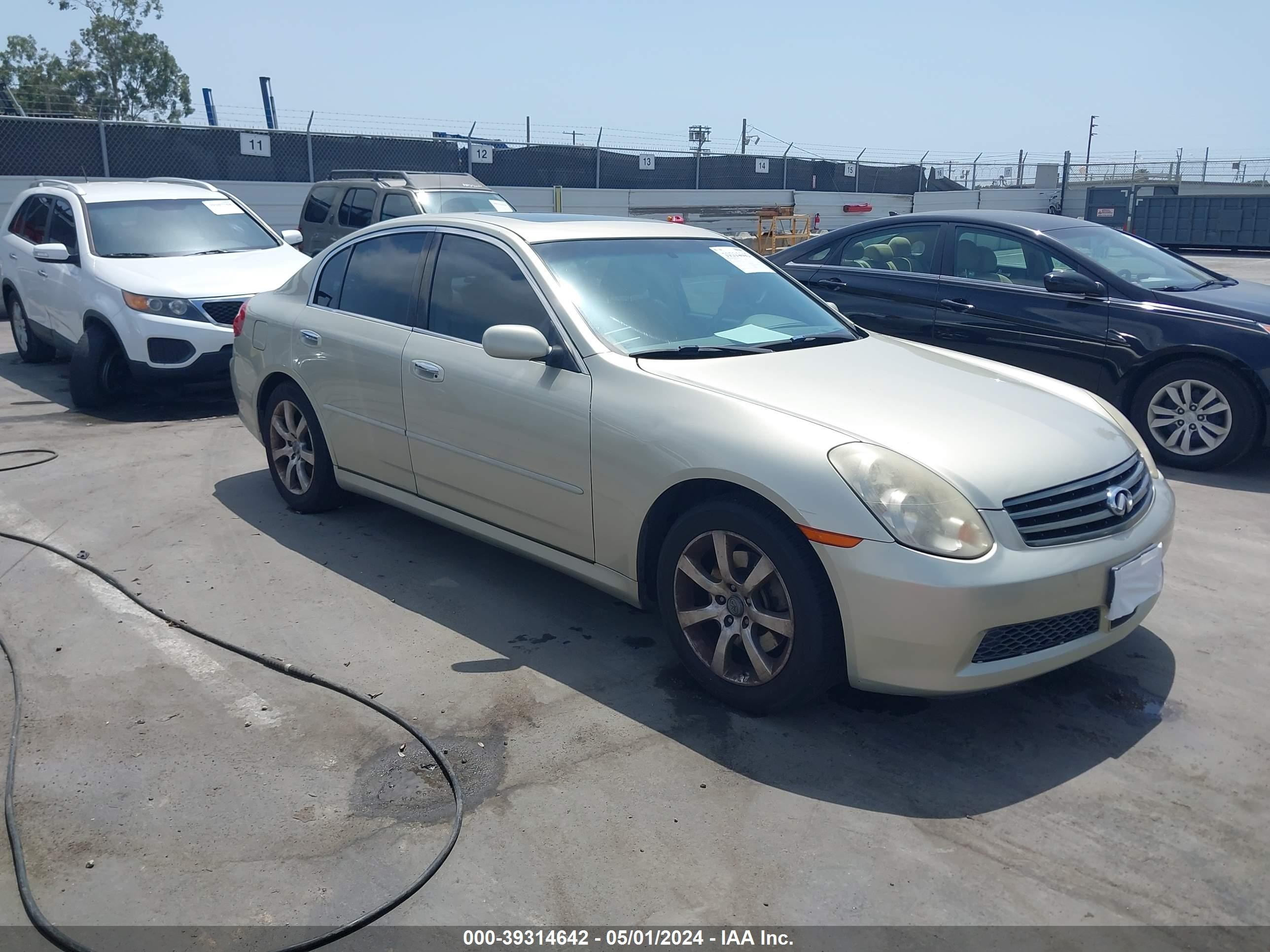 infiniti  2006 jnkcv51f16m602372