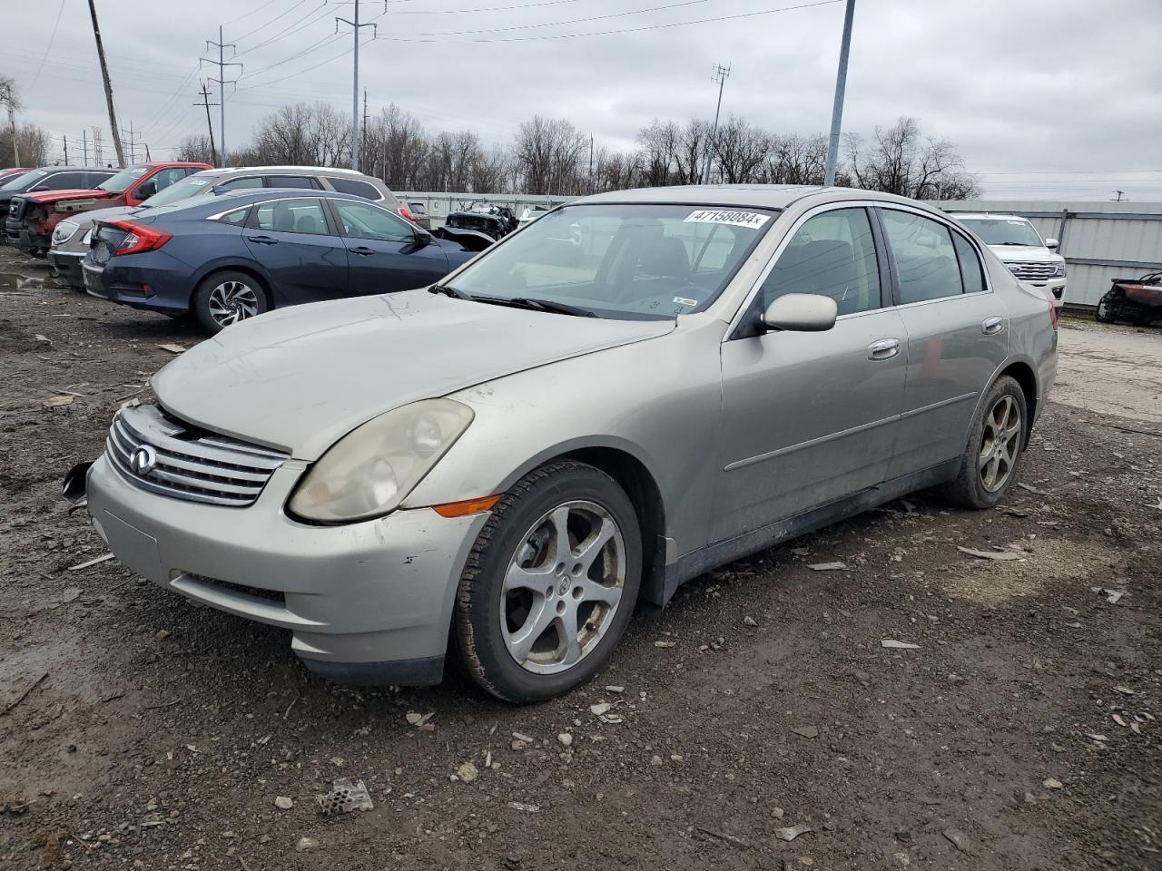 infiniti g 2004 jnkcv51f24m710321