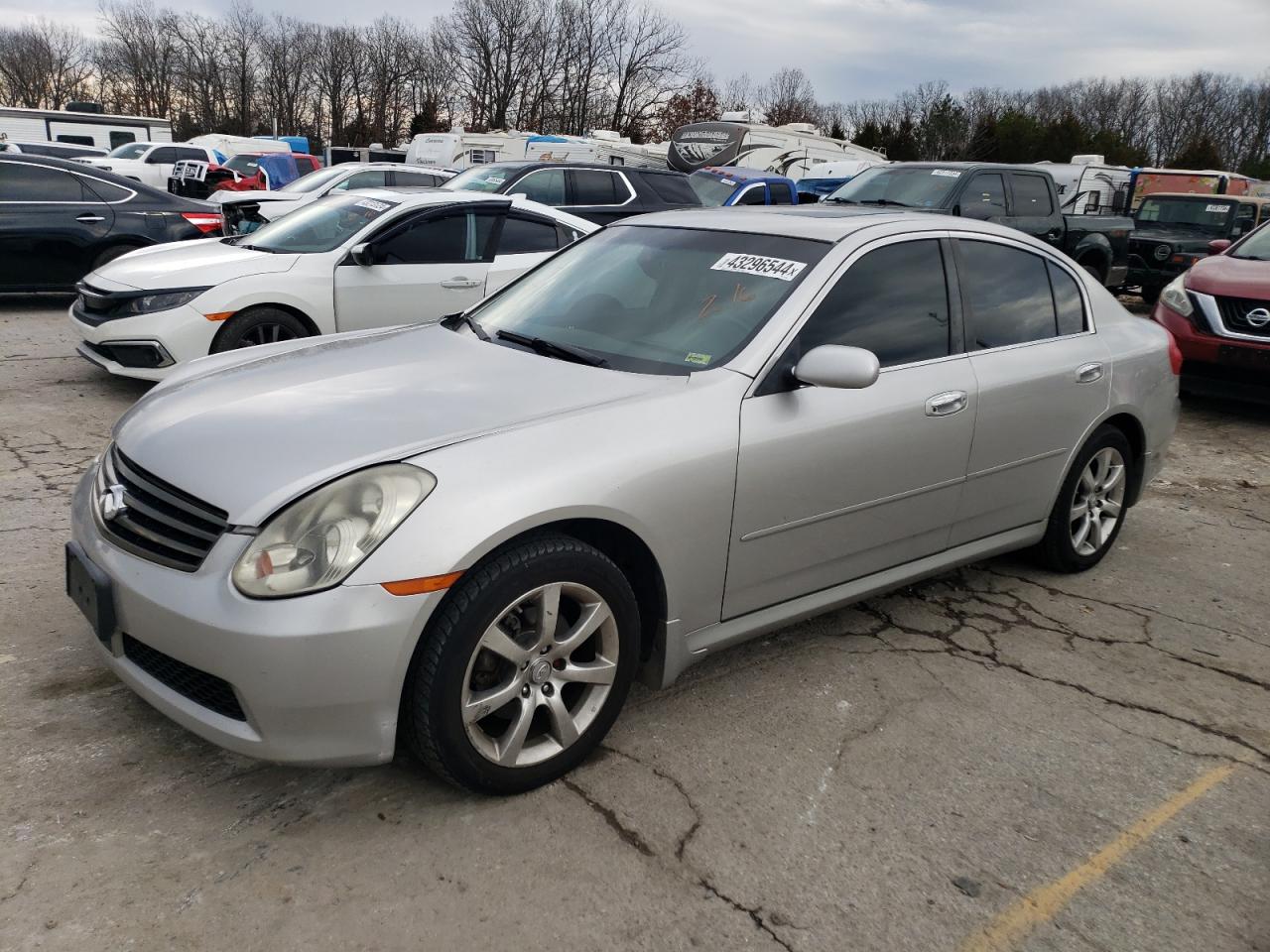 infiniti g 2005 jnkcv51f25m315265