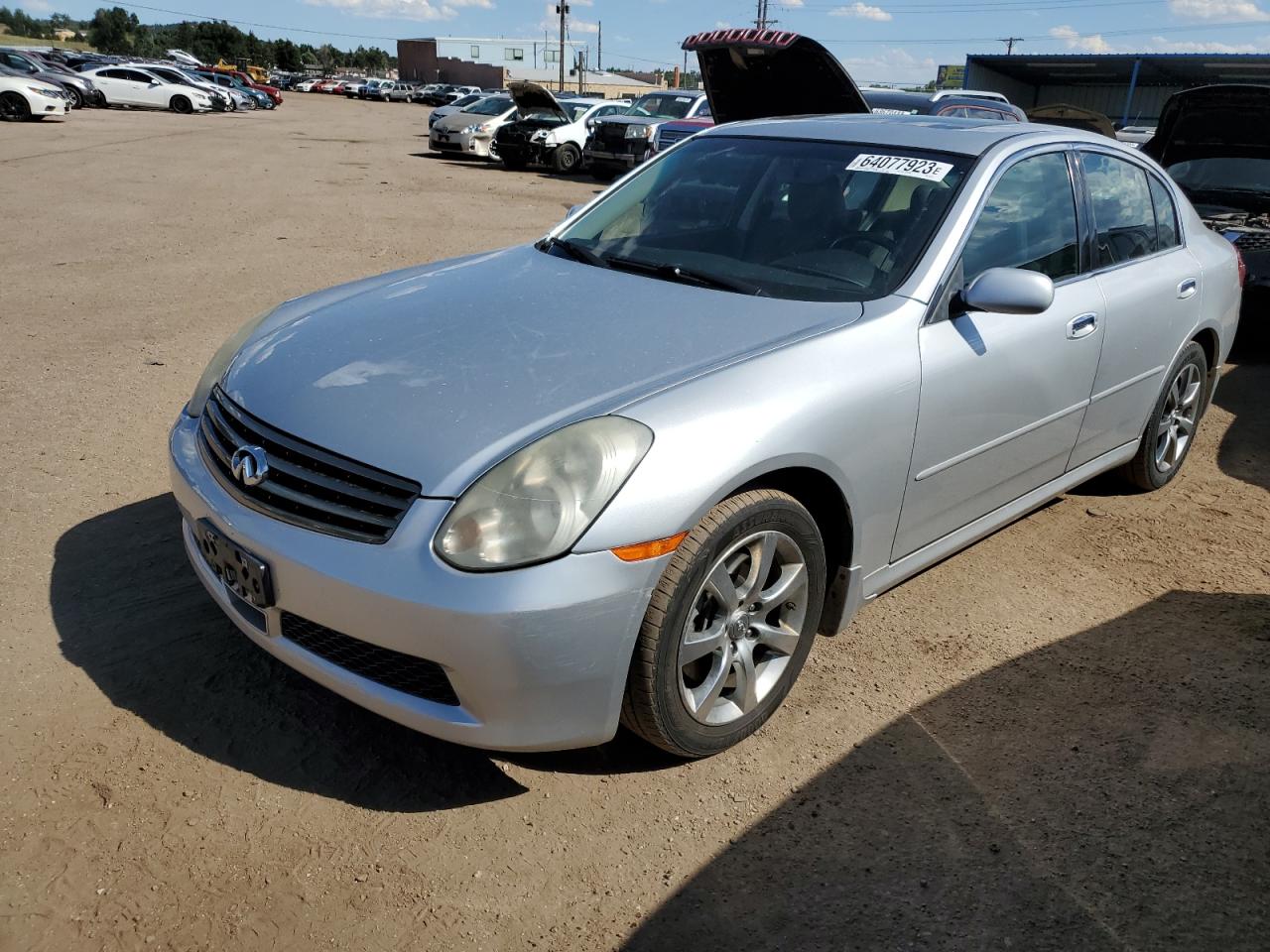 infiniti g 2006 jnkcv51f26m611727