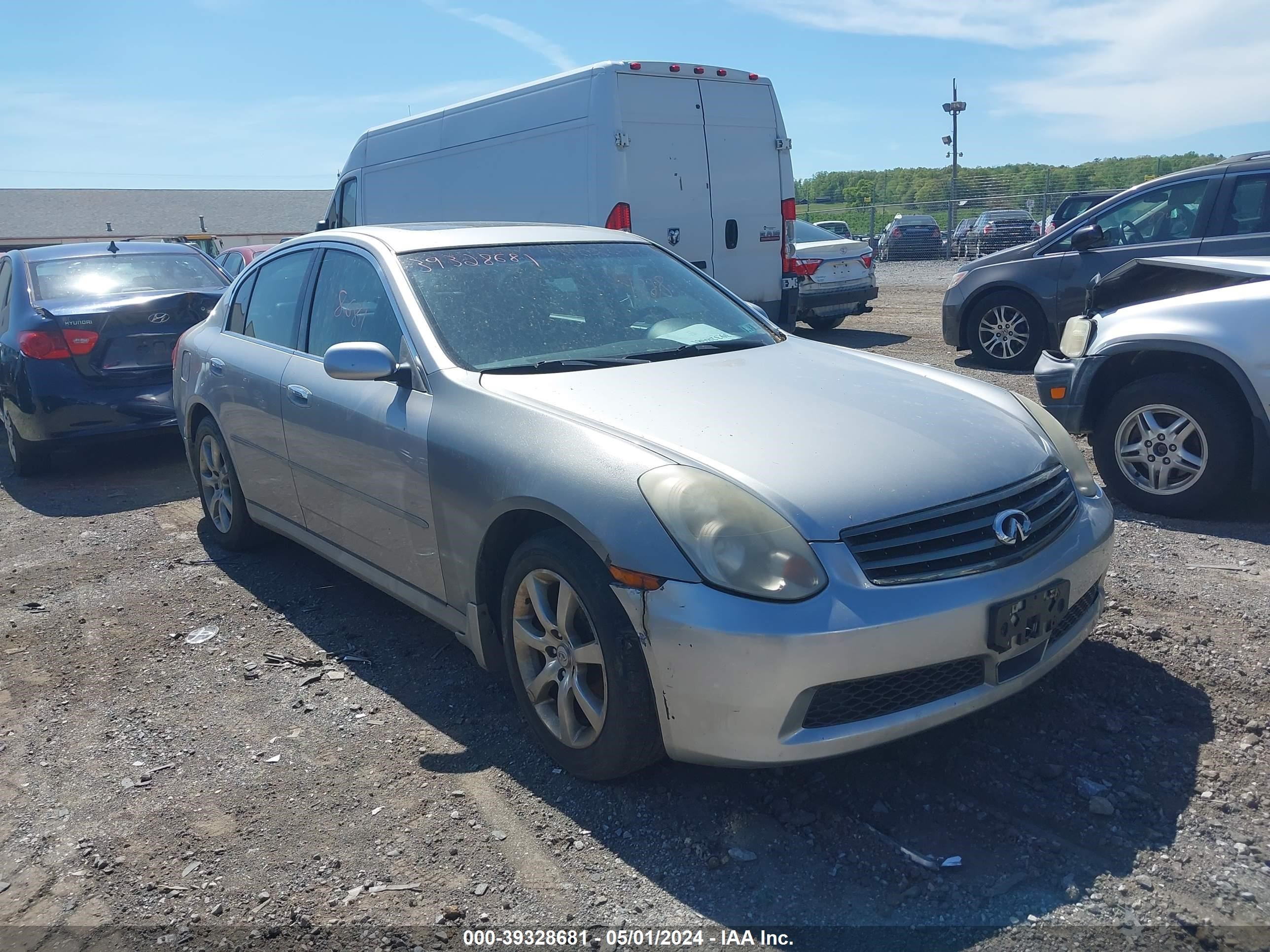 infiniti  2005 jnkcv51f45m314229