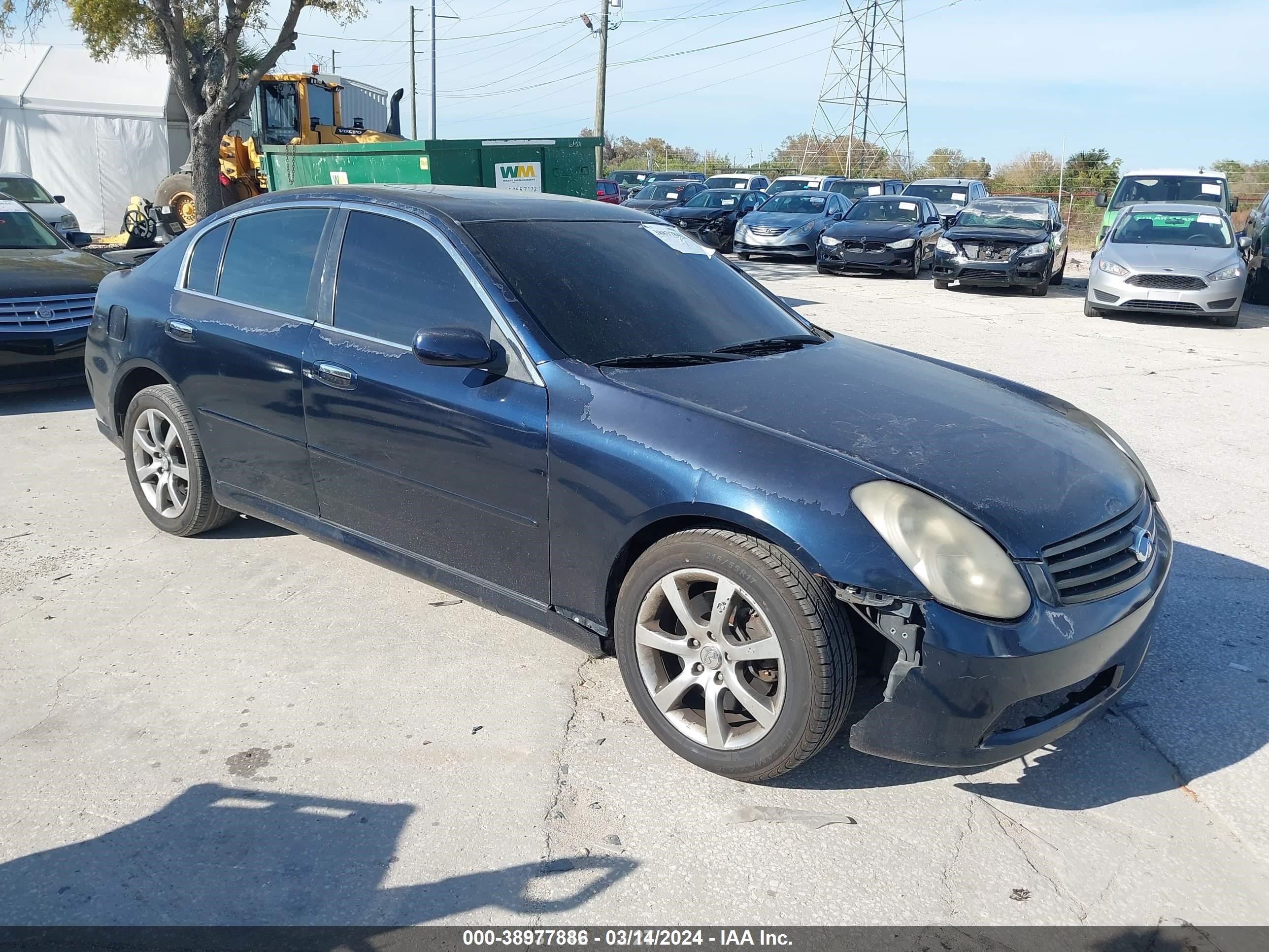 infiniti  2006 jnkcv51f56m600818