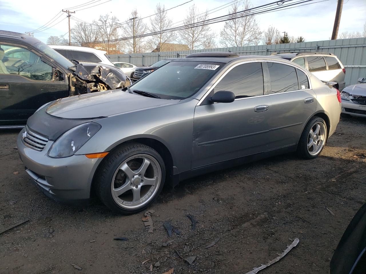 infiniti g 2004 jnkcv51f64m709141