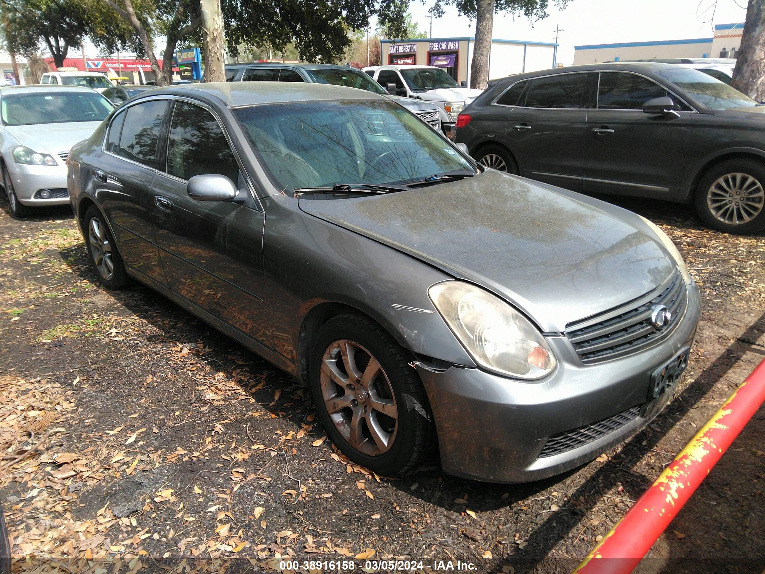 infiniti  2006 jnkcv51f66m608085